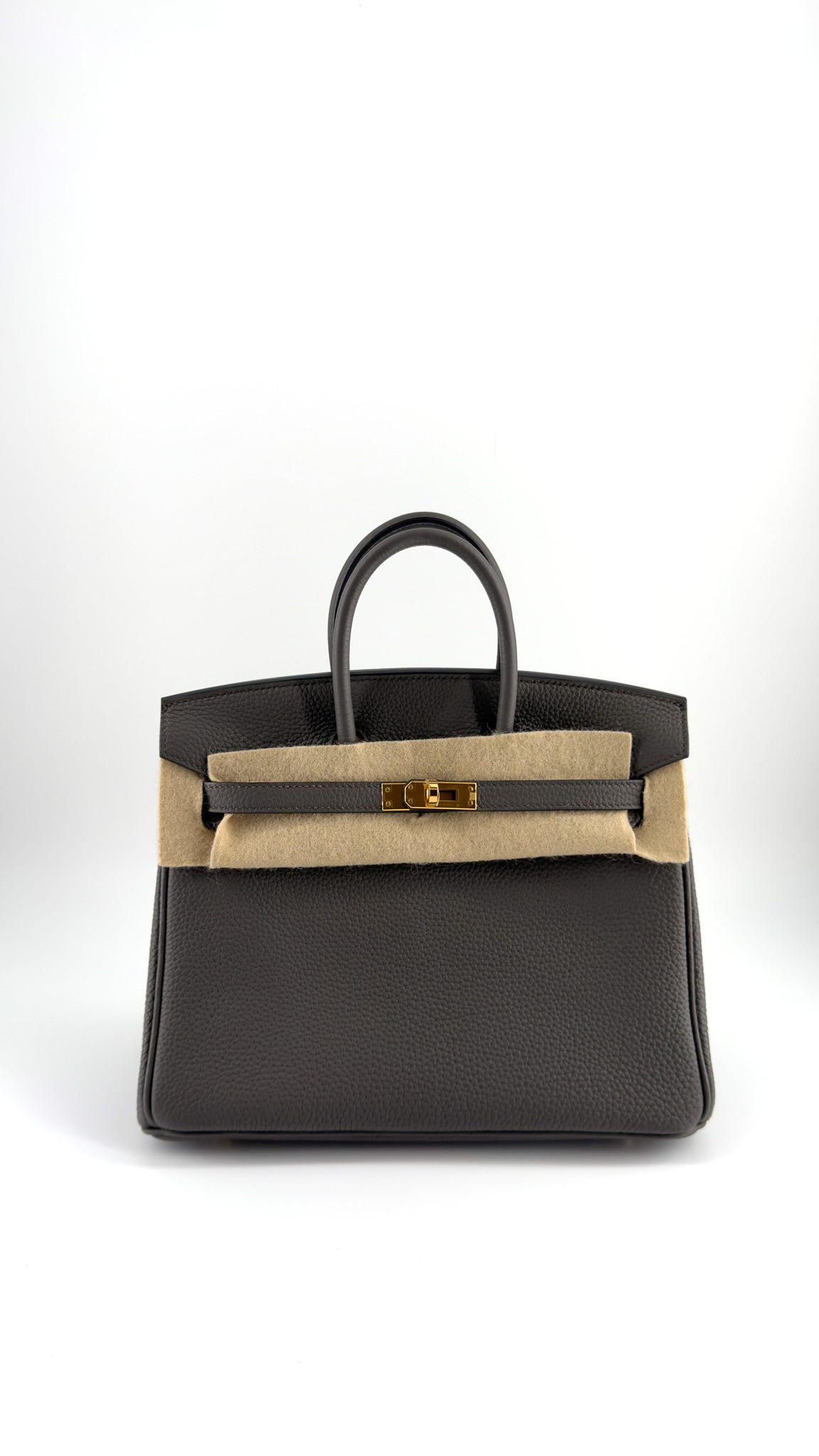Hermes Togo Birkin 25 Etain