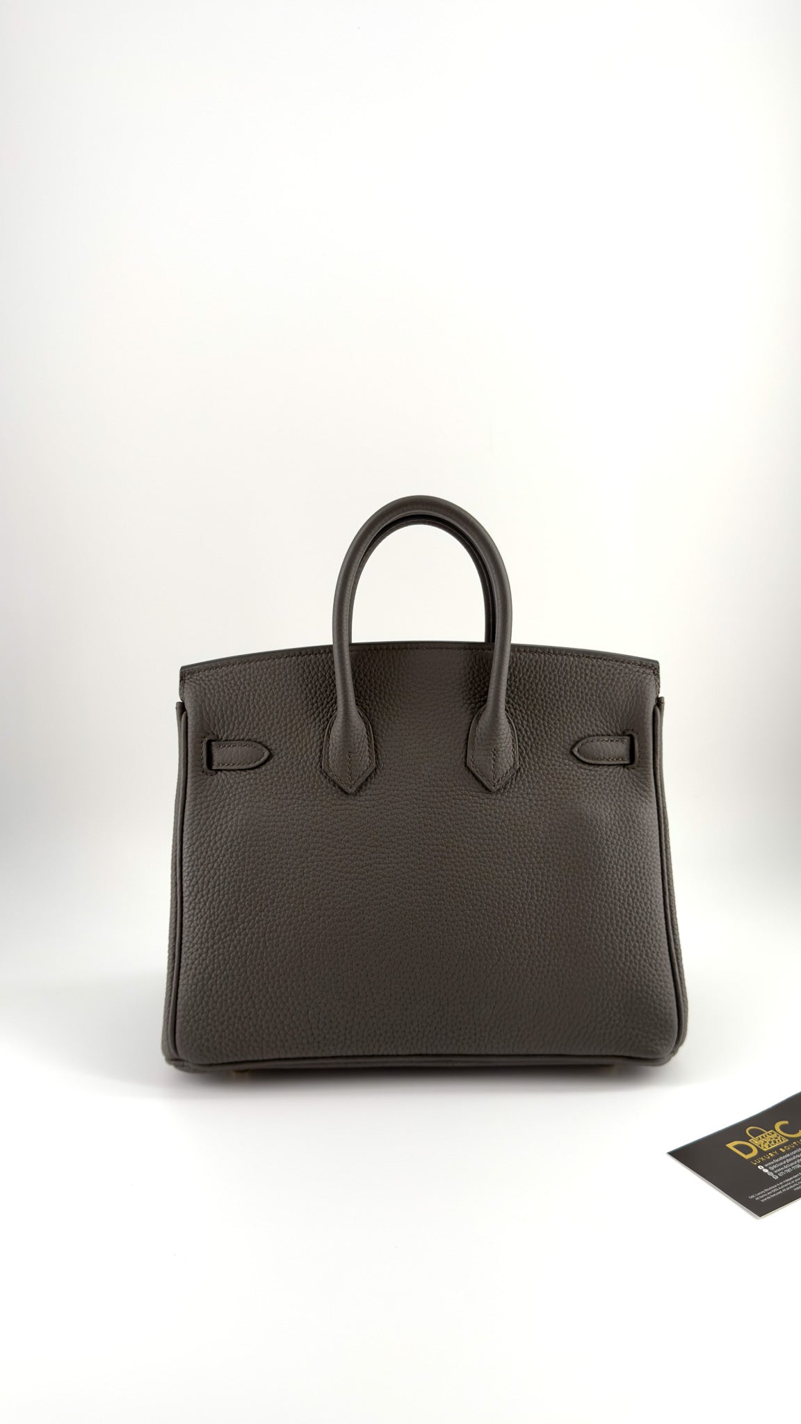 Hermes Togo Birkin 25 Etain
