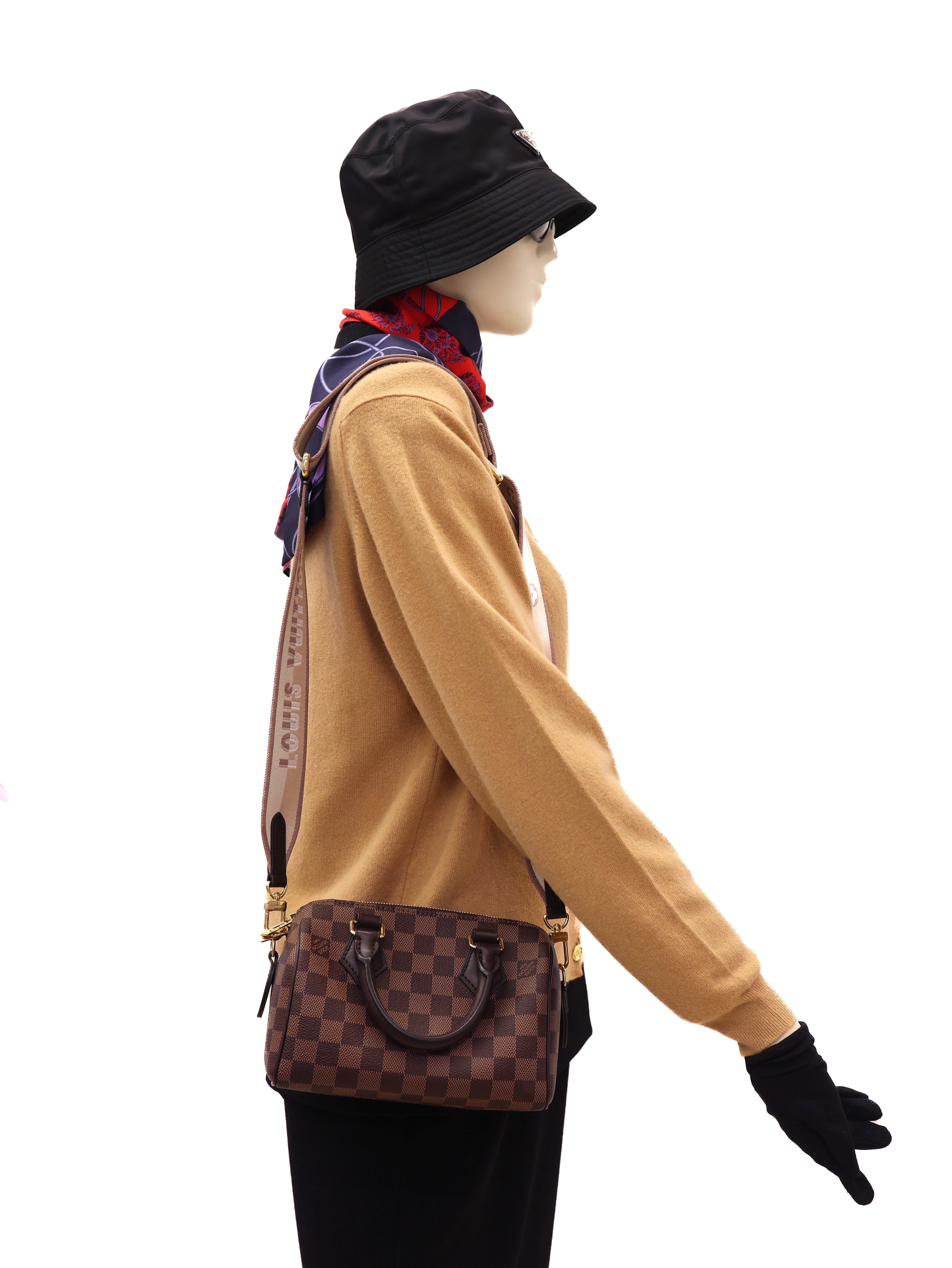 Louis Vuitton Speedy Bandouliere 20 Damier Ebene