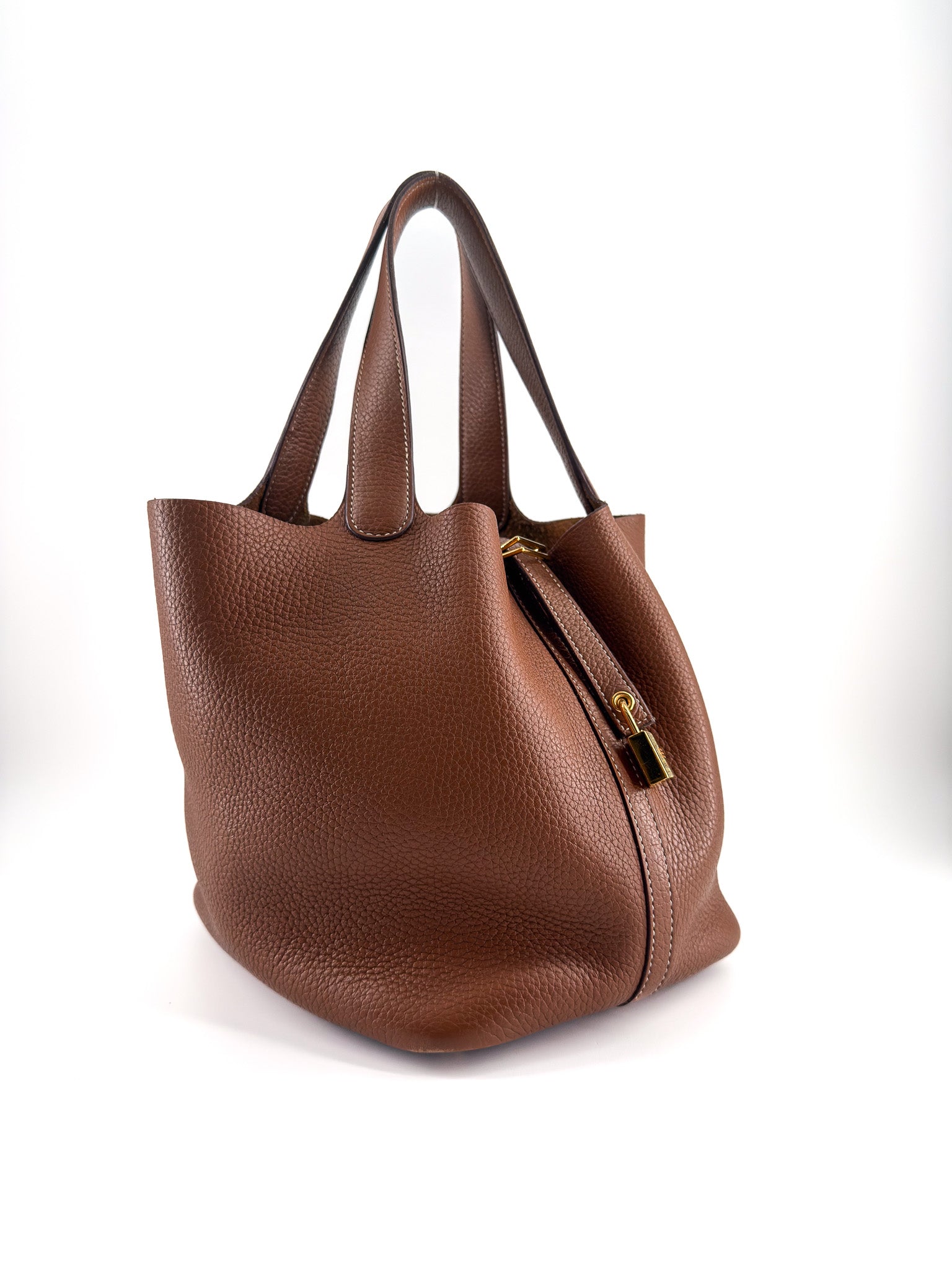 Picotin Lock 22 Gold Clemence GHW