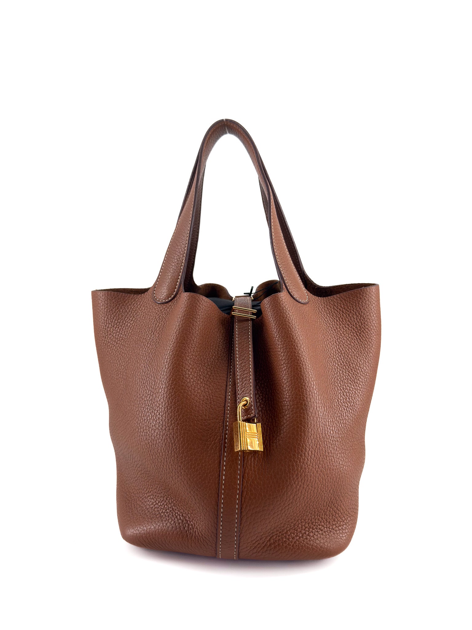 Picotin Lock 22 Gold Clemence GHW