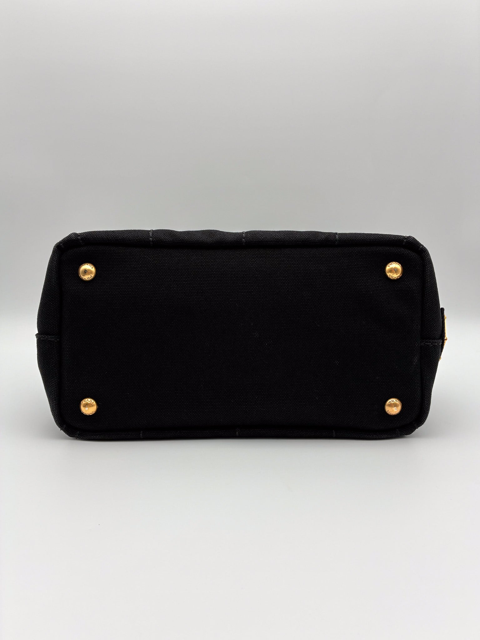 PRADA Small Canvas Canapa Logo Tote