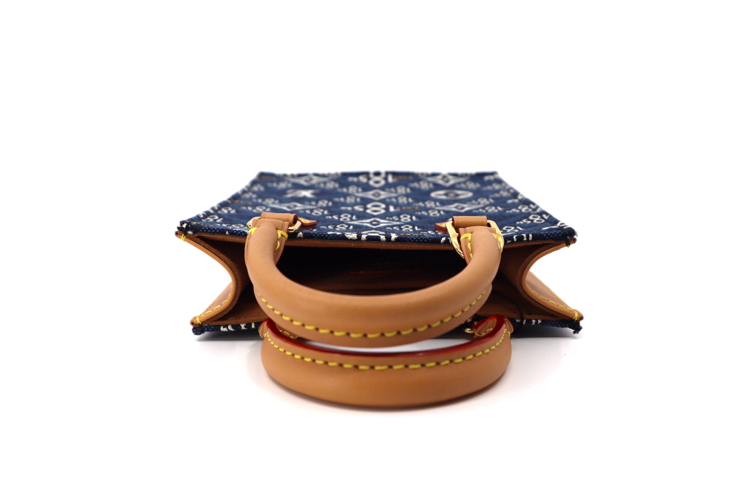 Louis Vuitton Jacquard Since 1854 Petit Sac Plat Denim Blue