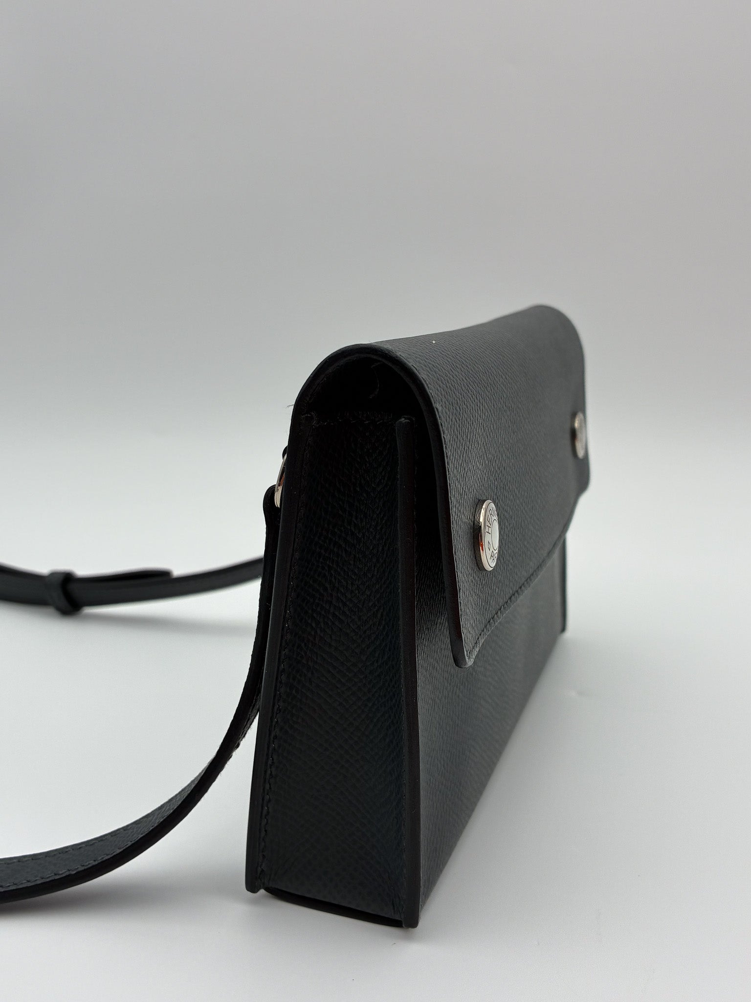 Hermes Epsom Hermesnap Wallet Gris Meyer