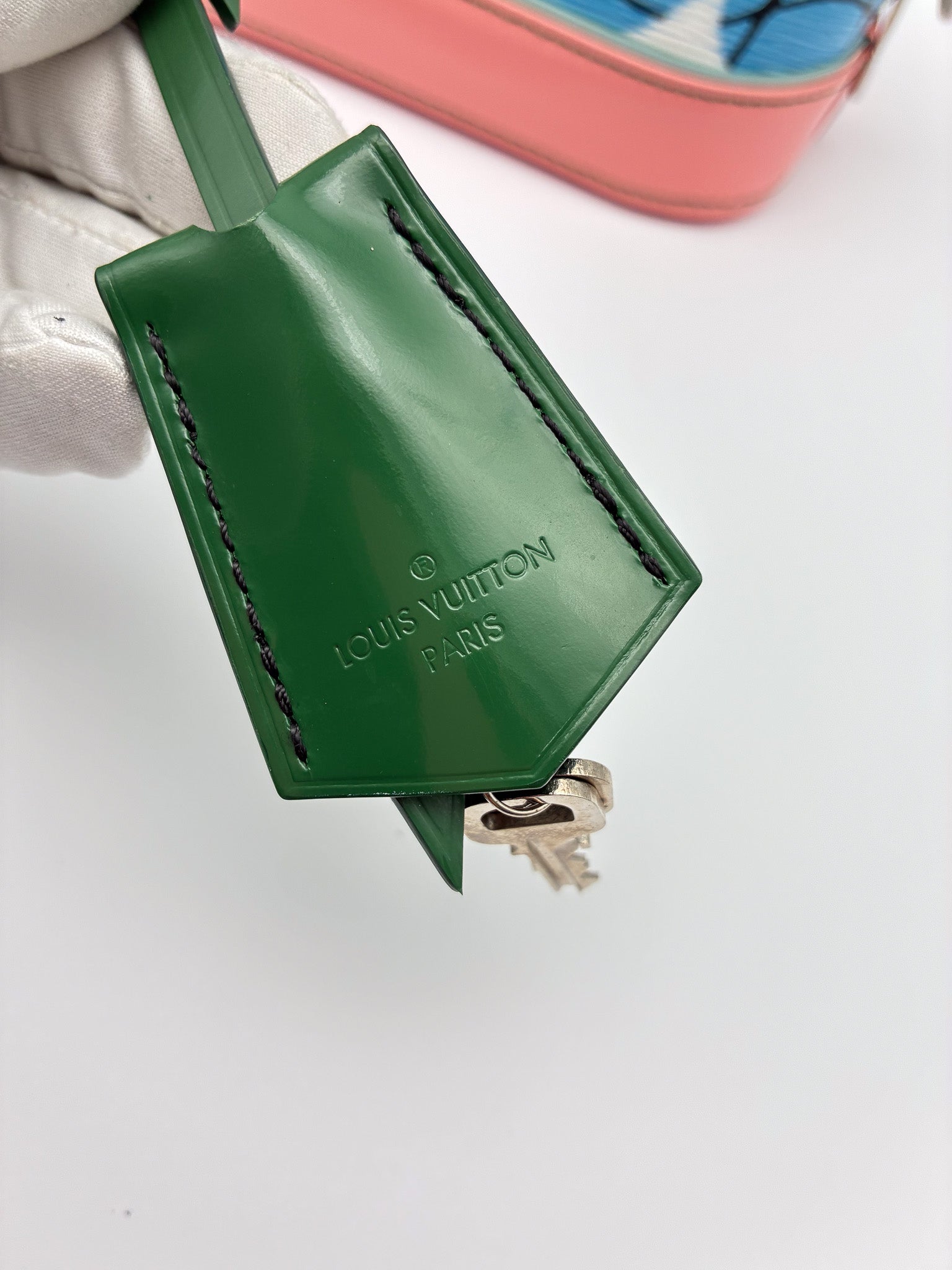 Louis Vuitton Epi Alma BB Aqua