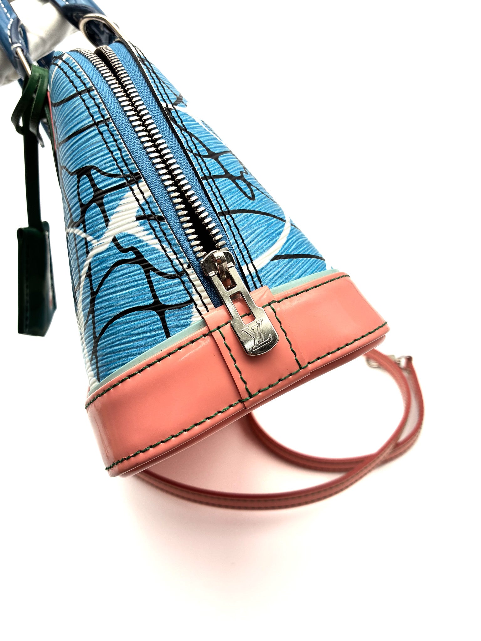 Louis Vuitton Epi Alma BB Aqua