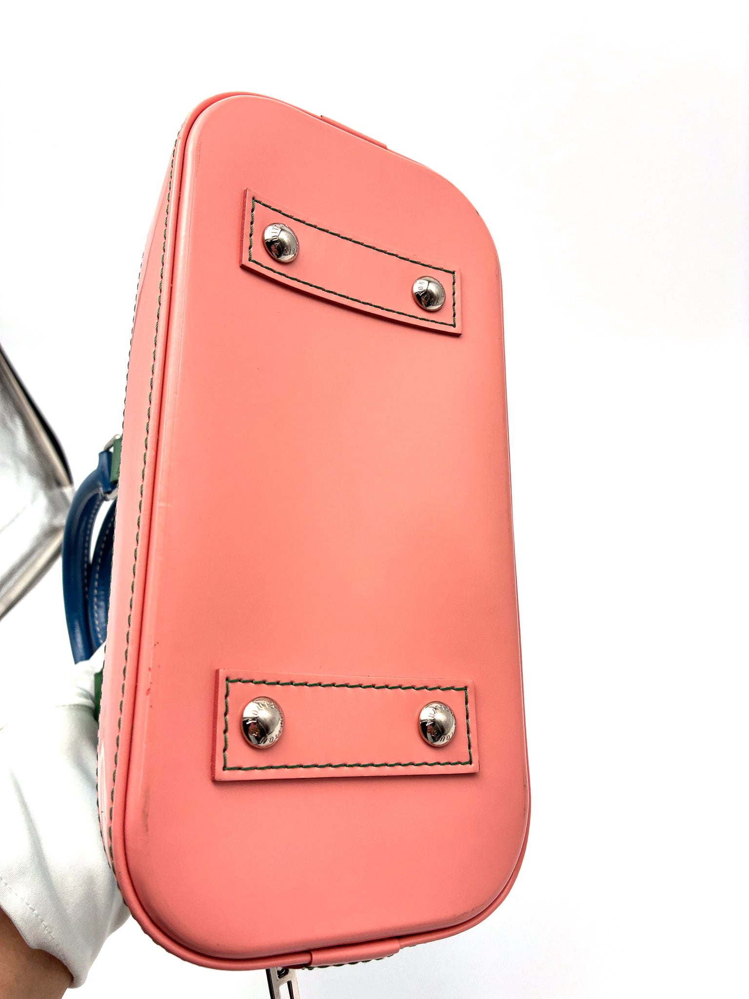 Louis Vuitton Epi Alma BB Aqua