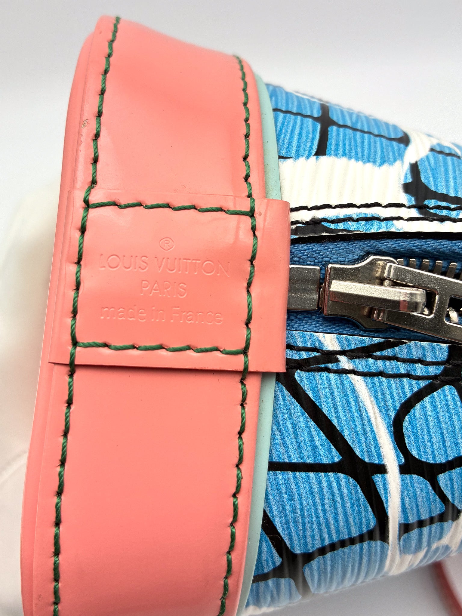 Louis Vuitton Epi Alma BB Aqua