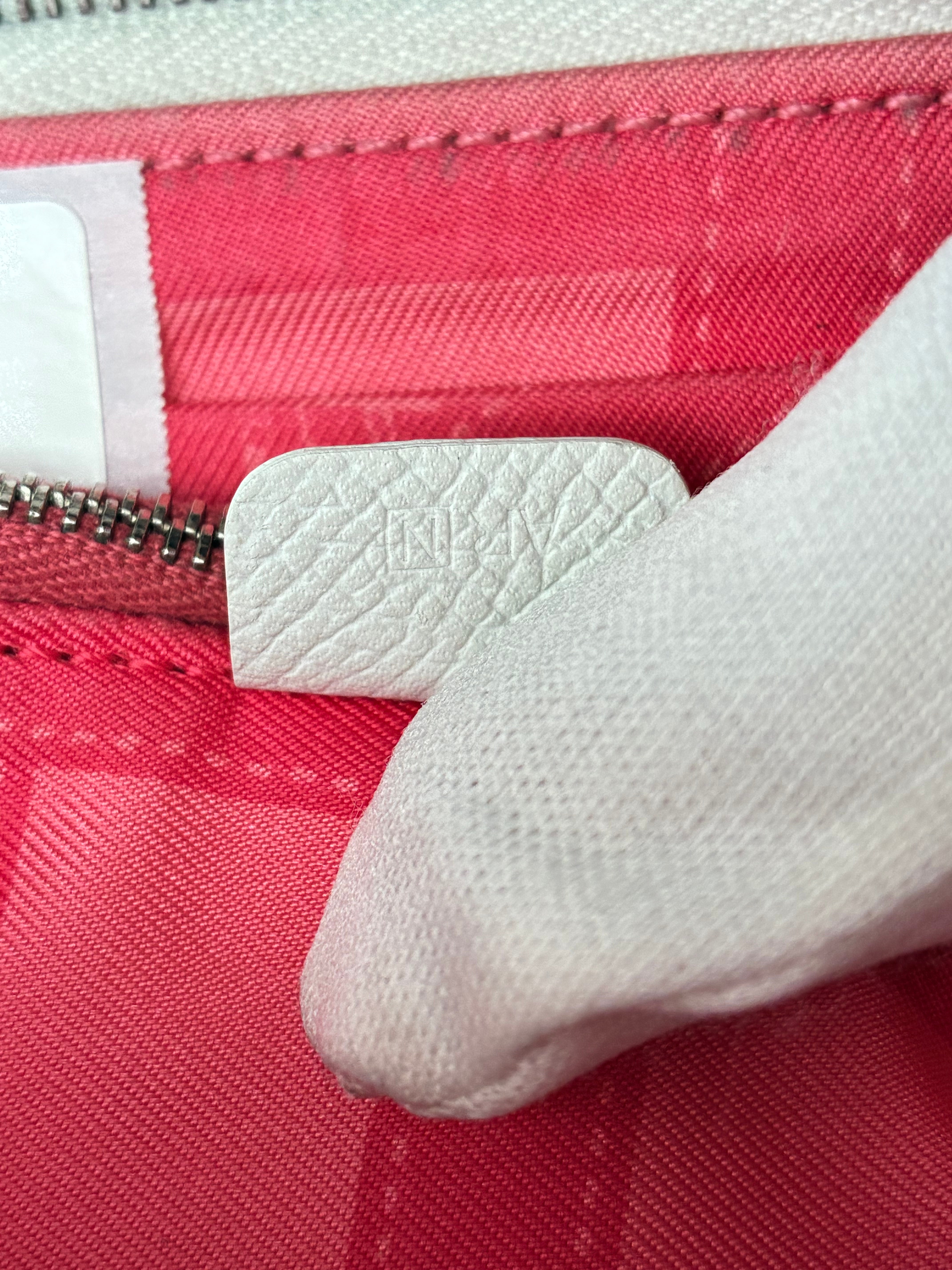 Hermes Silk'In Compact wallet Epsom White