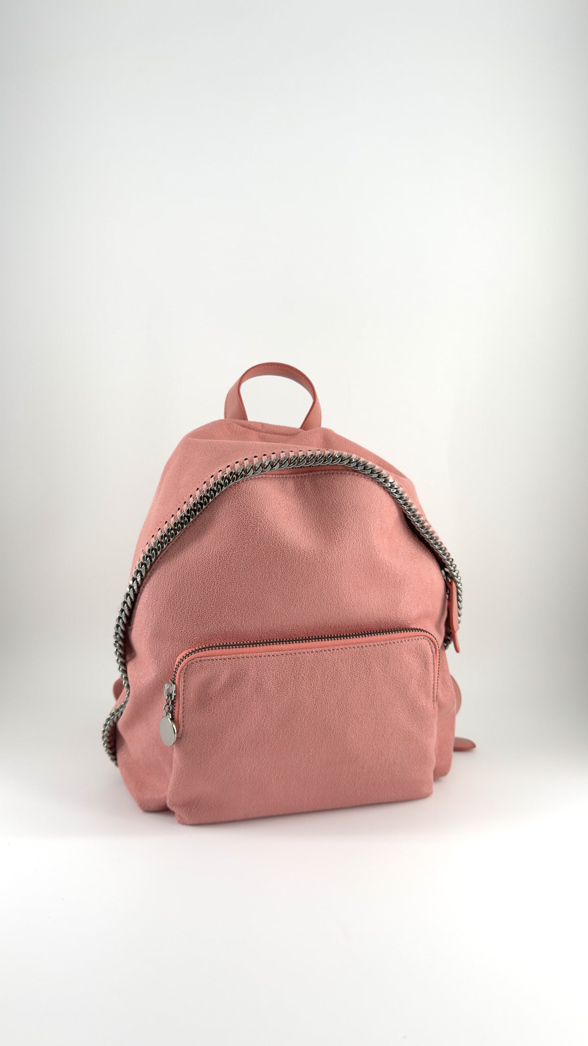 Stella McCartney Vegetarian Suede Backpack Pink