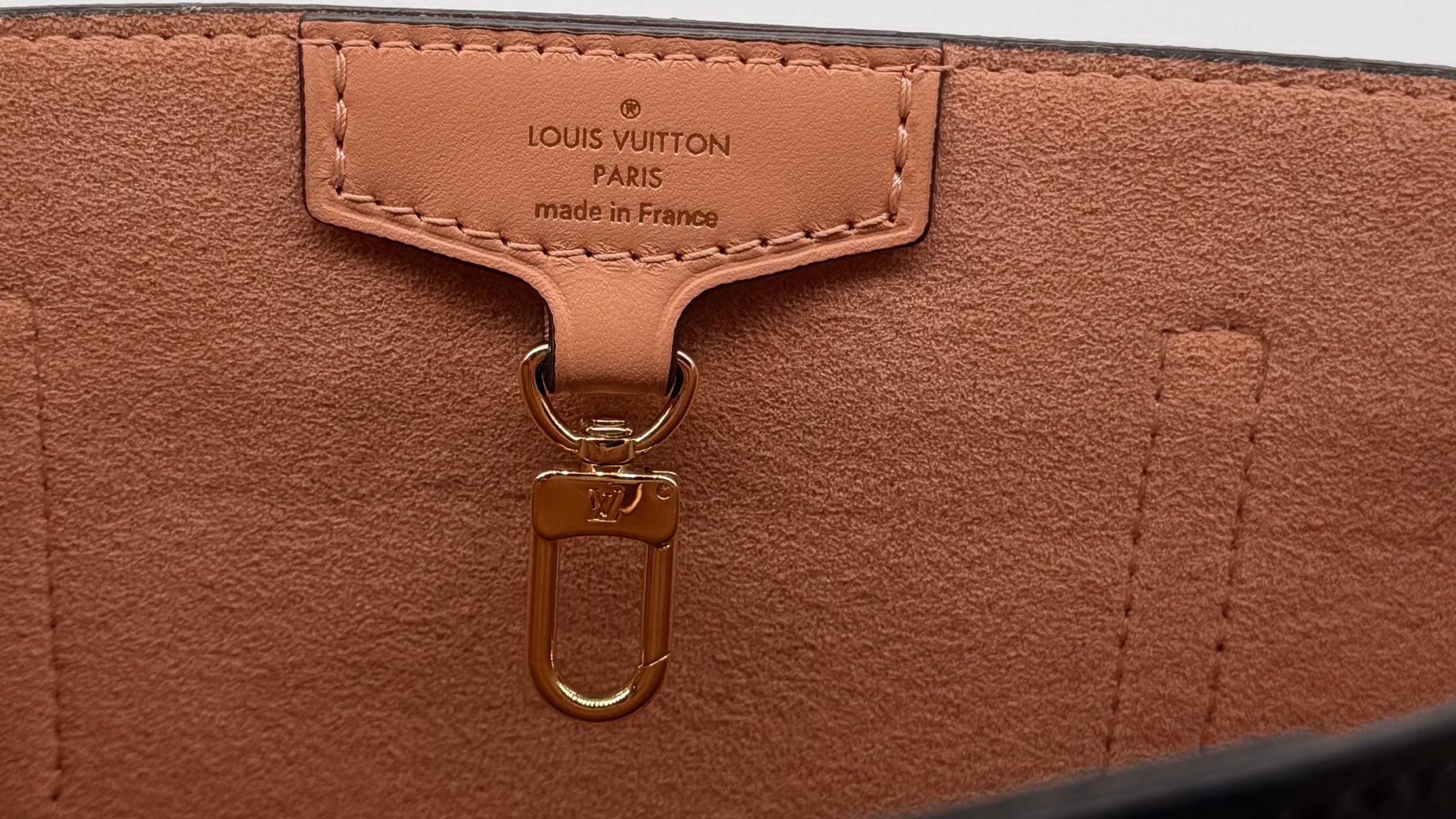Louis Vuitton Damier Ebene Belmont PM Venus Pink