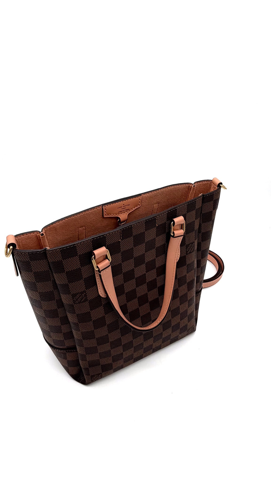 Louis Vuitton Damier Ebene Belmont PM Venus Pink