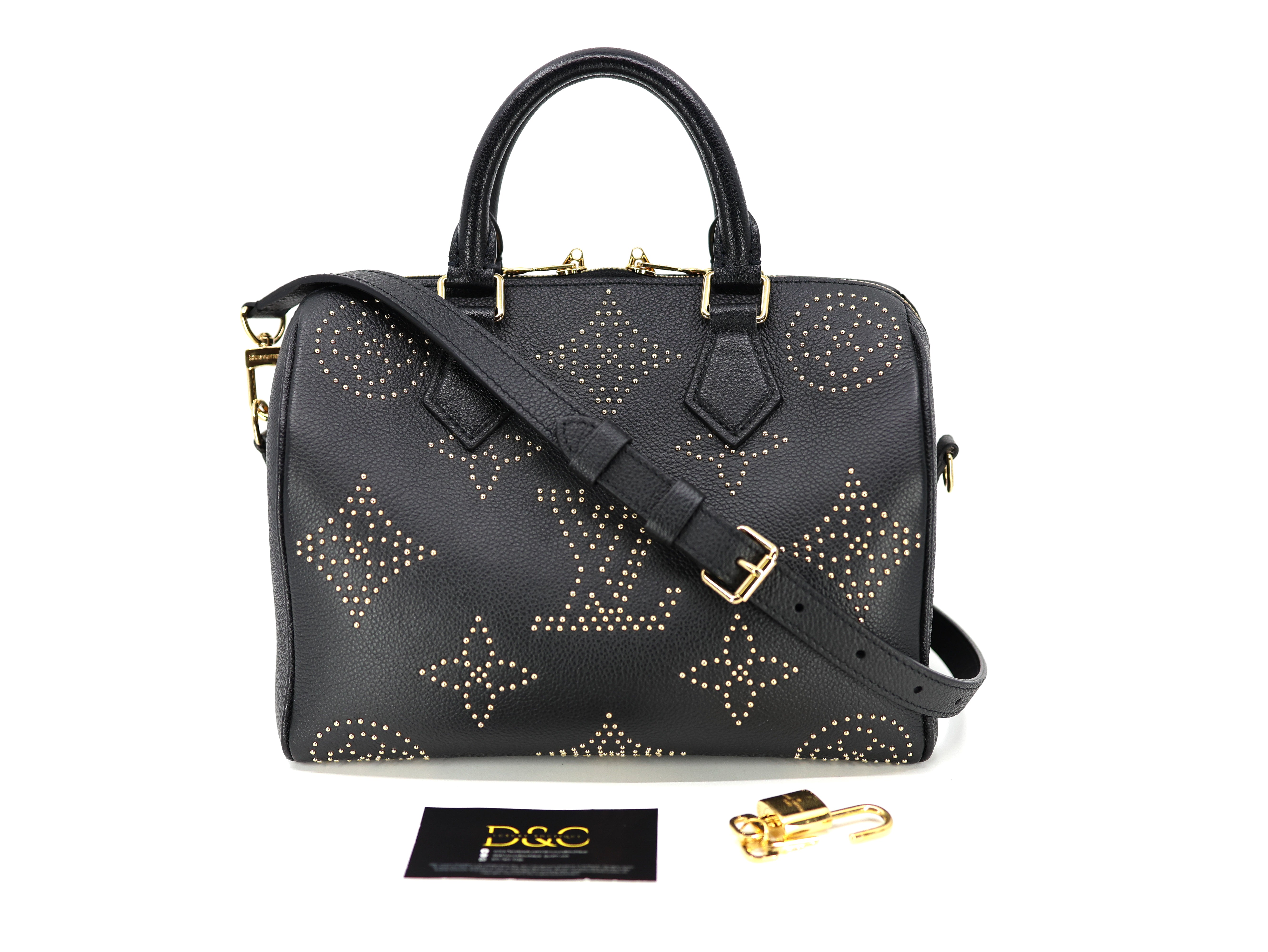 Louis Vuitton Empreinte Monogram Giant Studded Speedy Bandouliere 25