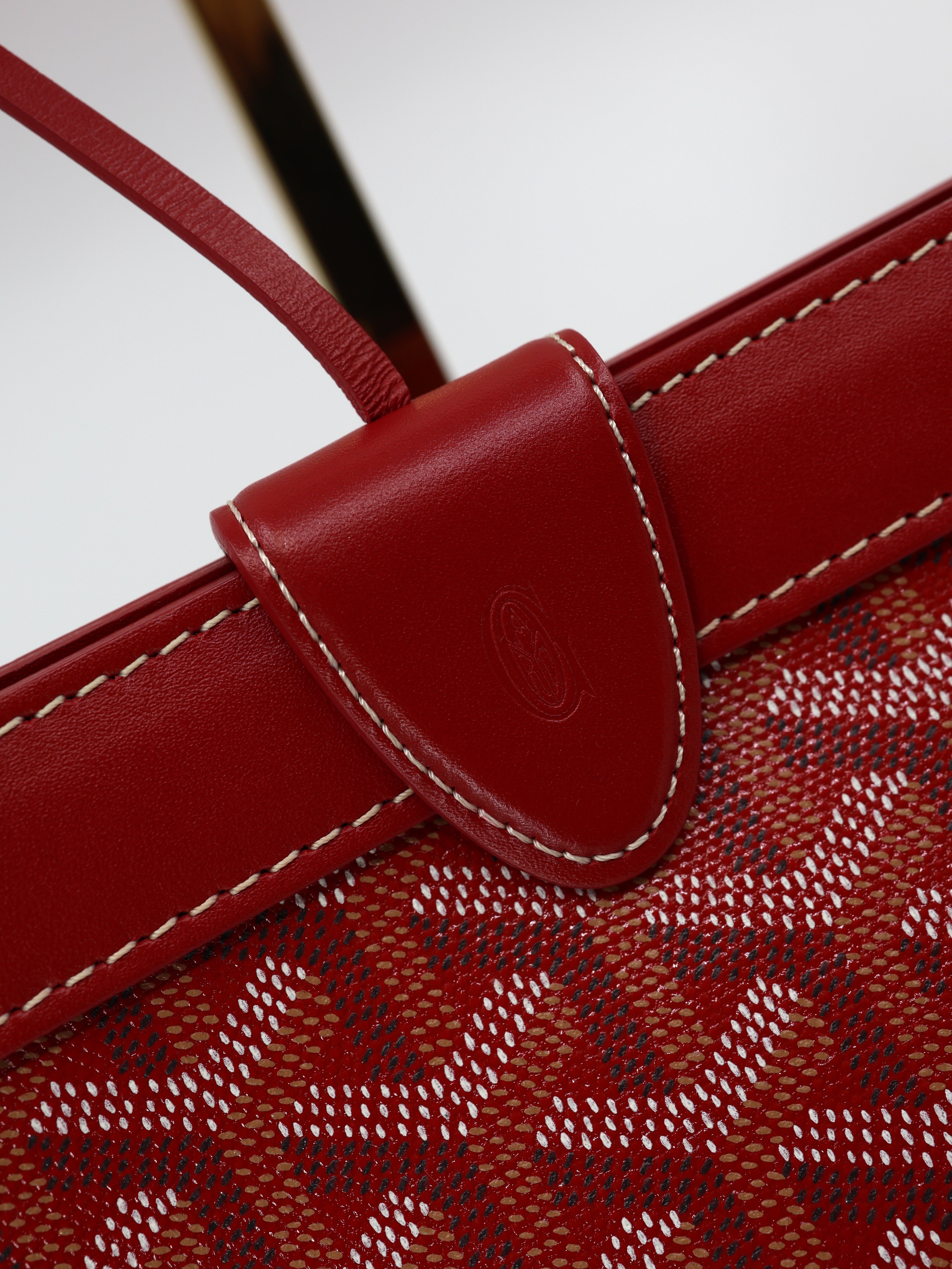 Goyard Goyardine Bellechasse PM Red