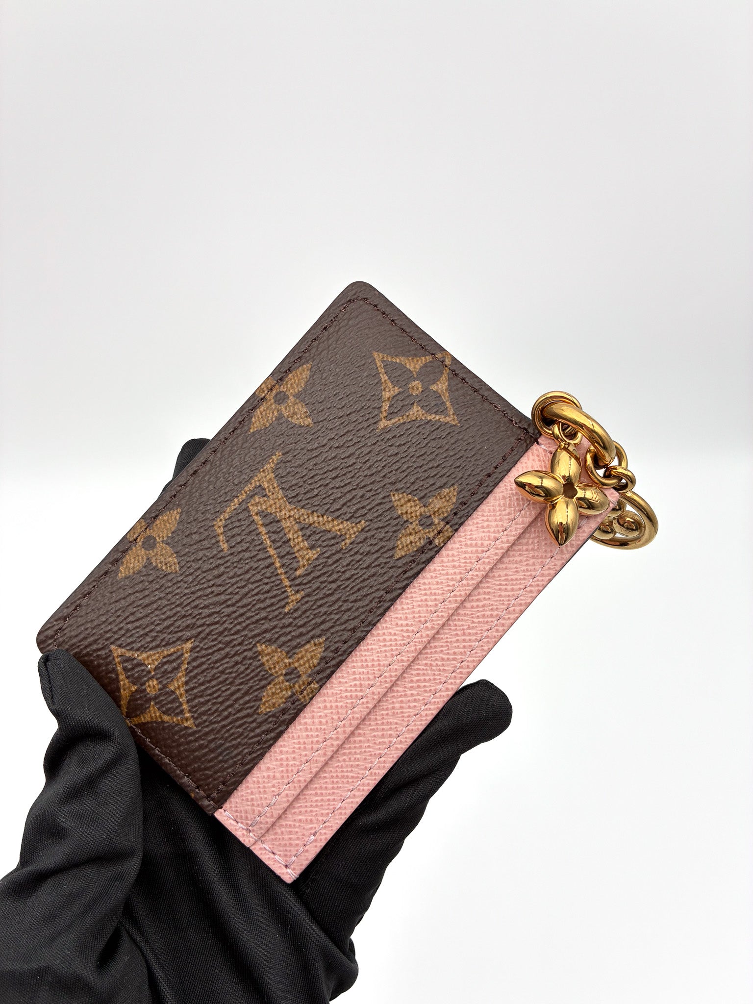 Louis Vuitton Card Holder Charm Rose Ballerina