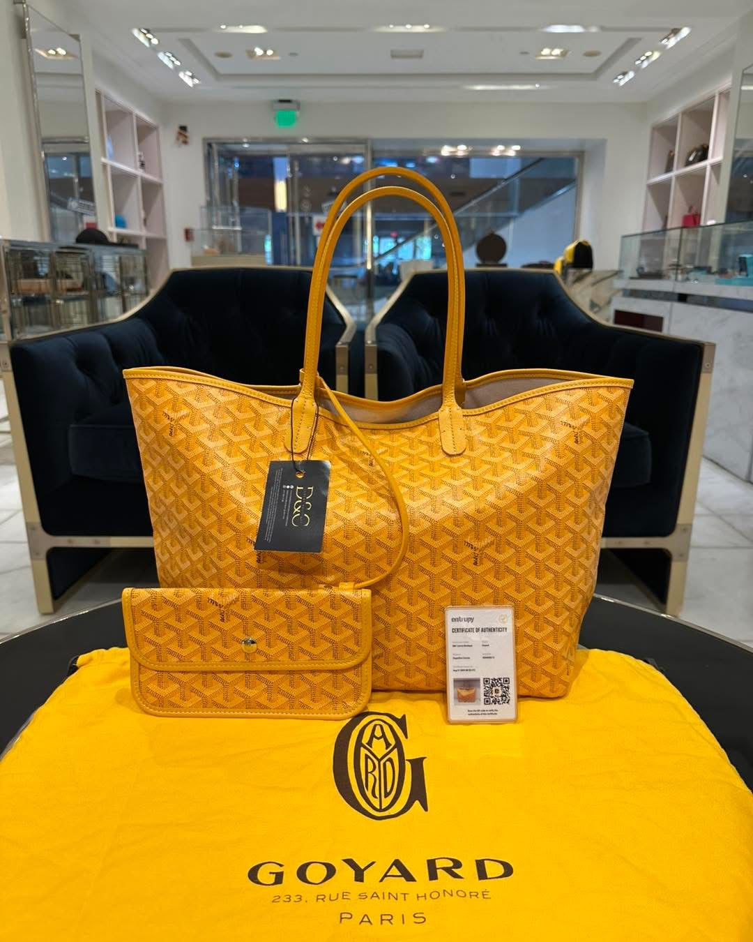 Goyard Goyardine Saint Louis PM Yellow
