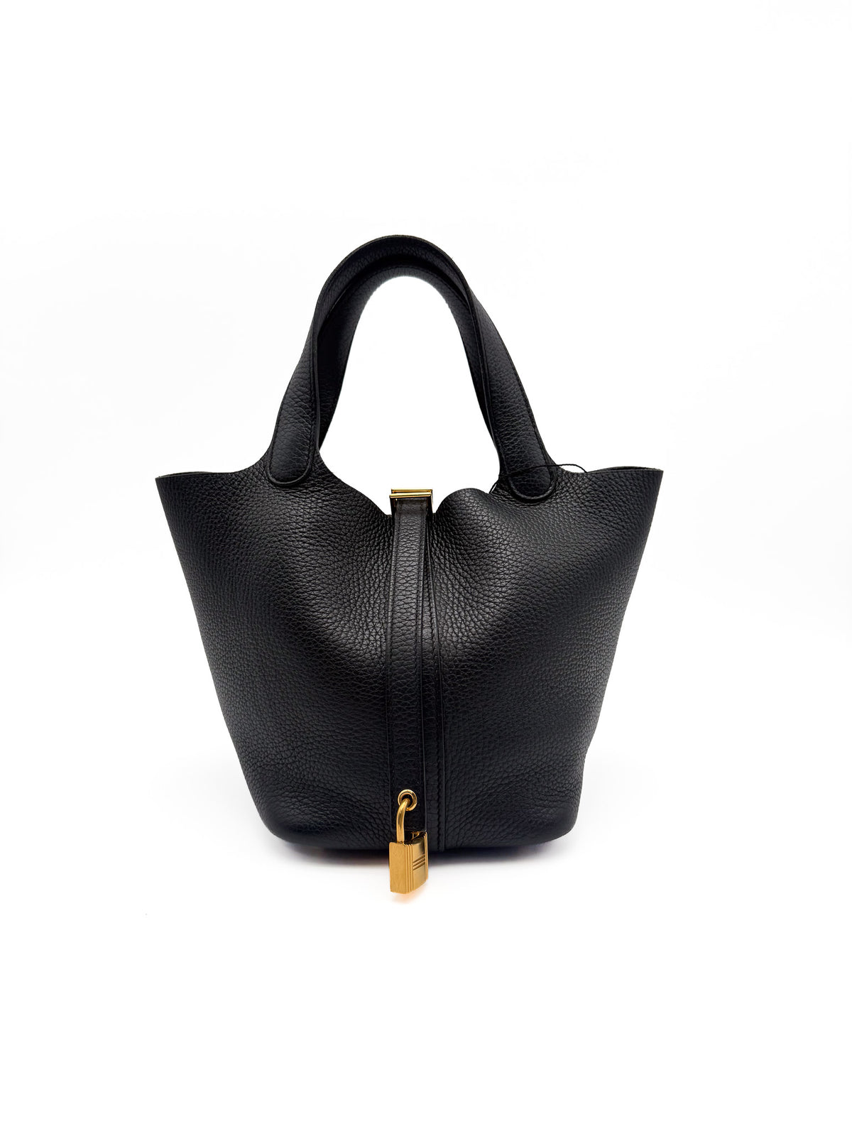 Hermes PicotIn Lock 18 Noir GHW