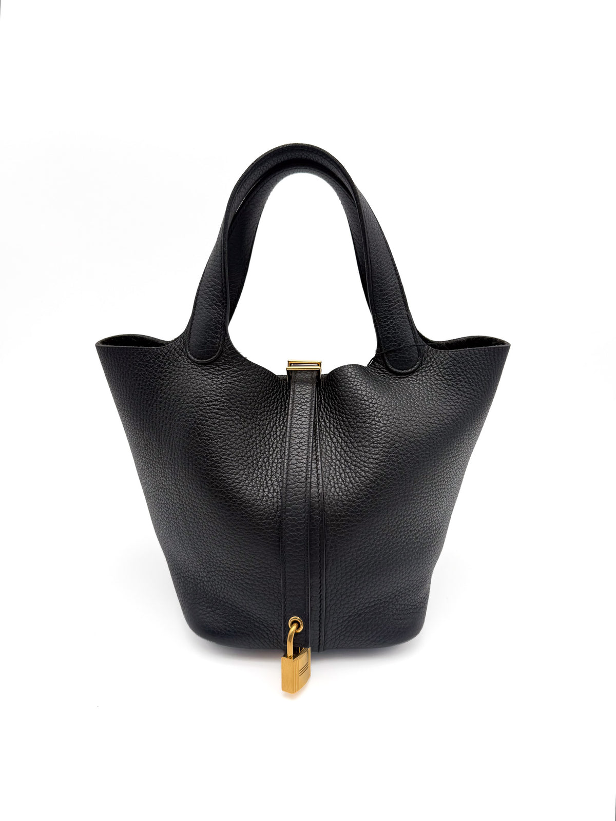 Hermes PicotIn Lock 18 Noir GHW