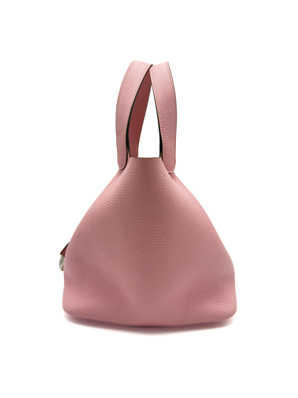 Hermes Clemence Picotin Lock 22 Rose Sakura SHW