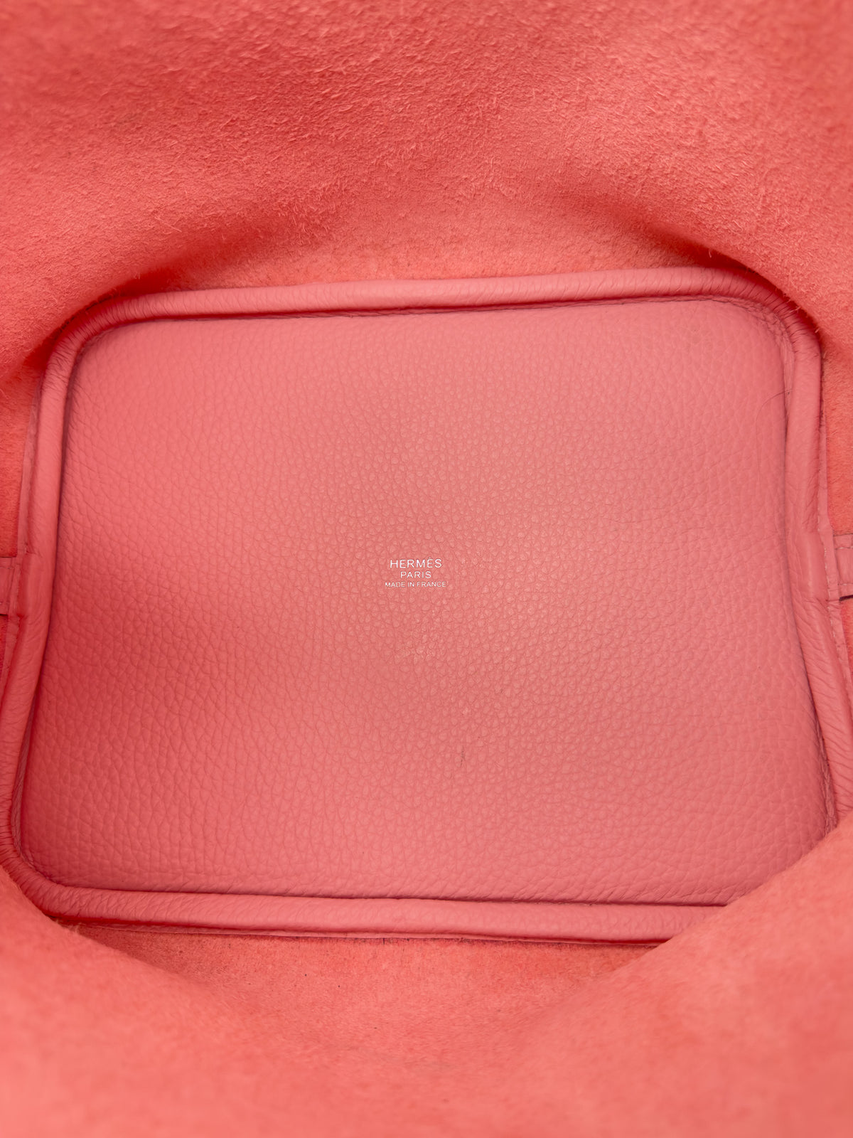 Hermes Clemence Picotin Lock 22 Rose Sakura SHW