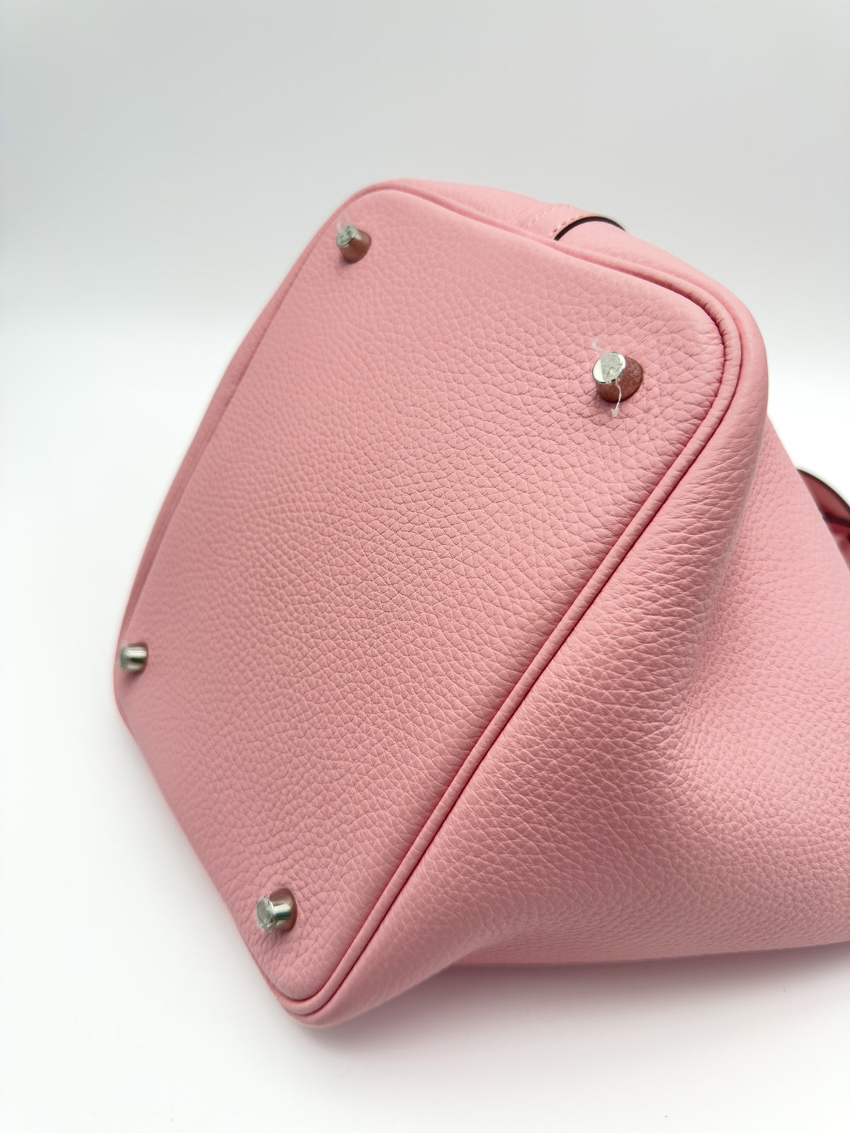 Hermes Clemence Picotin Lock 22 Rose Sakura SHW