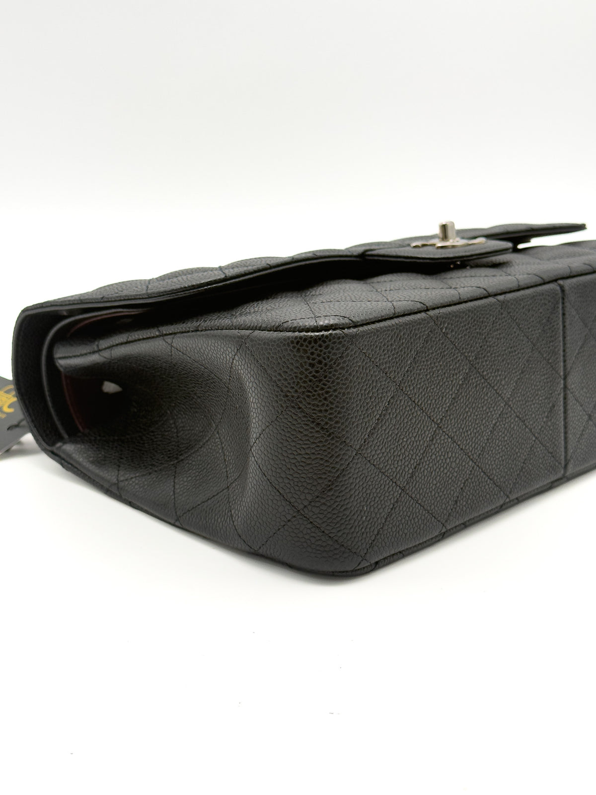 Chanel Jumbo Double Flap Black Caviar Quilted SHW