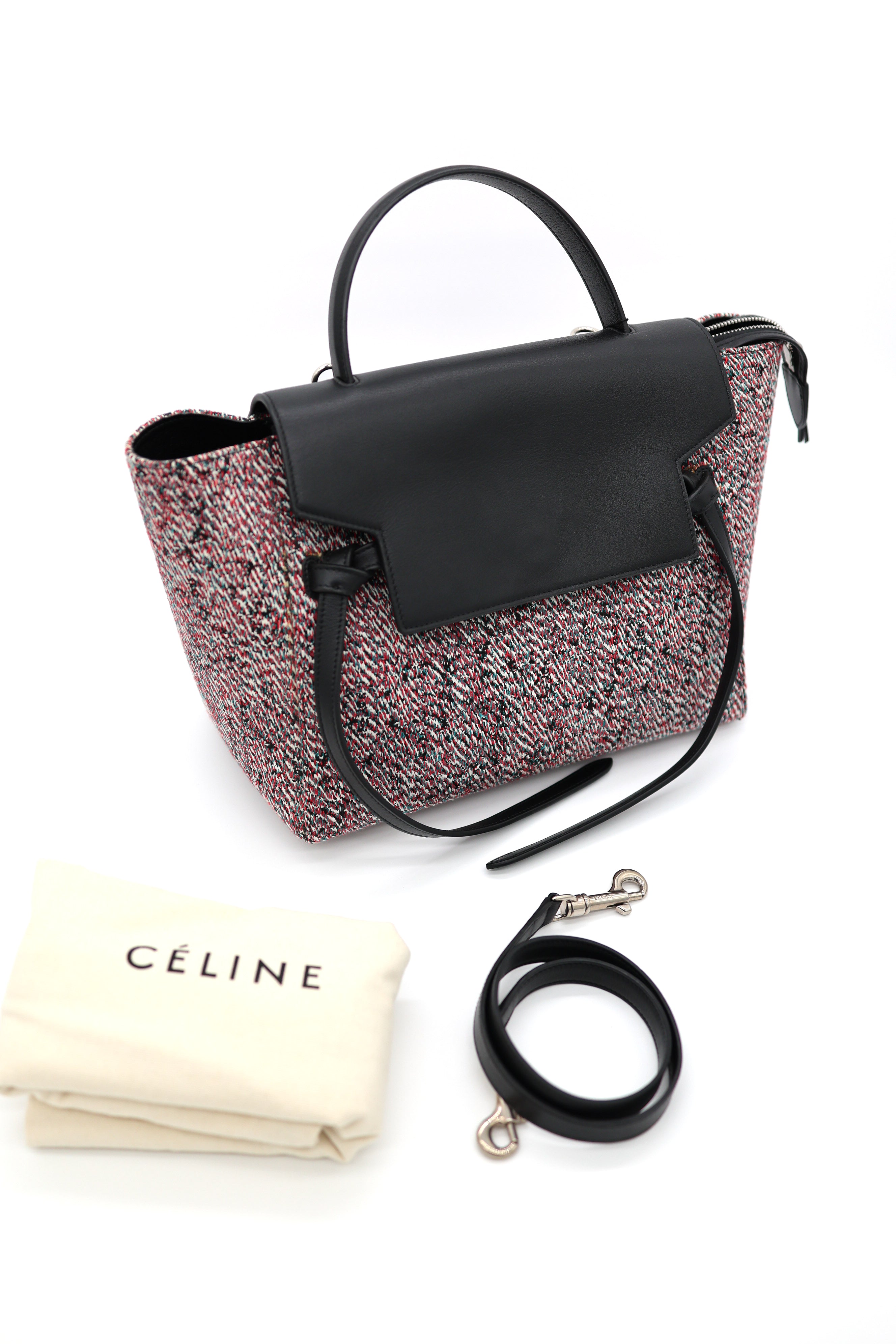Celine Mini Tweed Belt Bag
