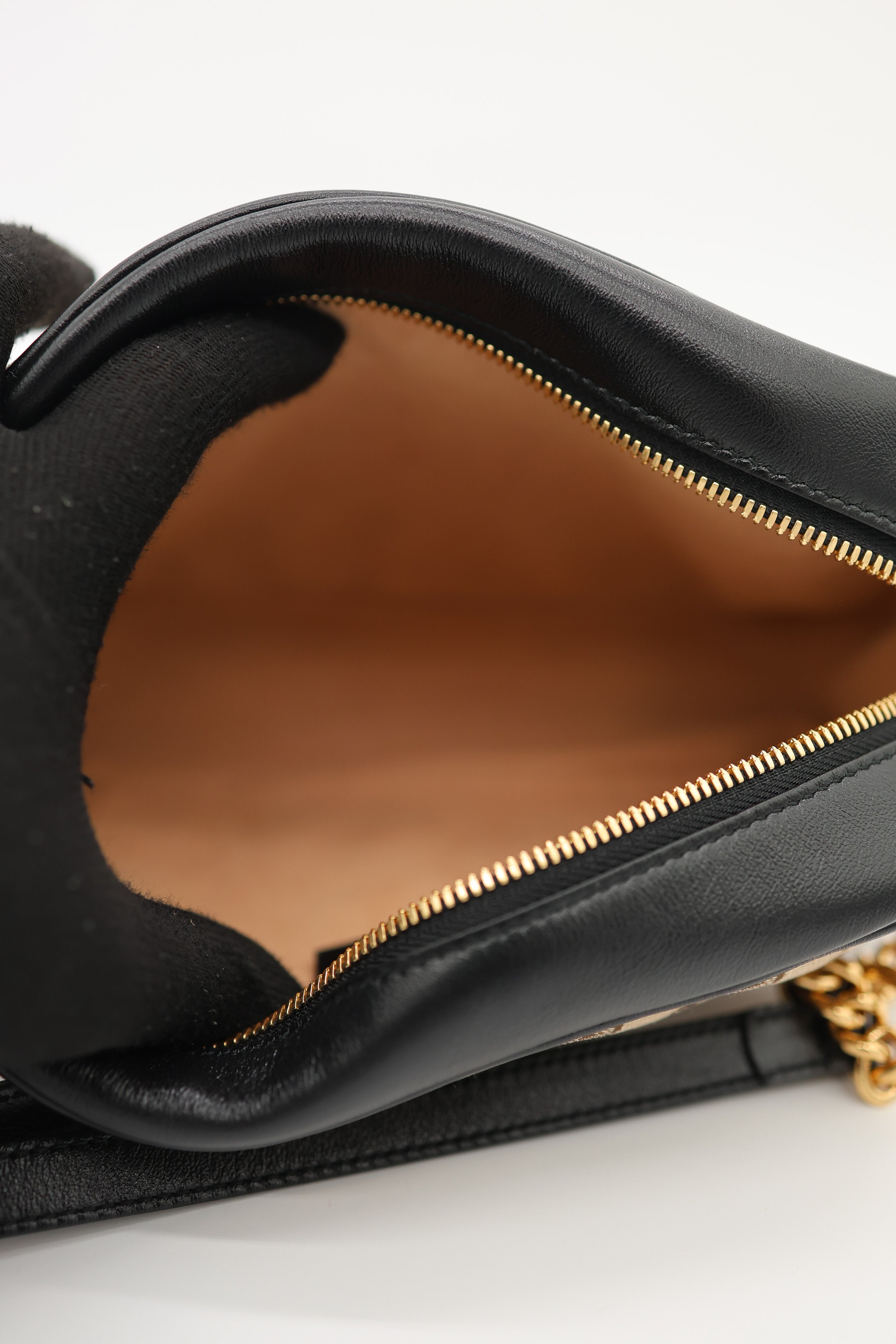 Gucci Monogram Matelasse Diagonal Small GG Marmont Chain Shoulder Bag