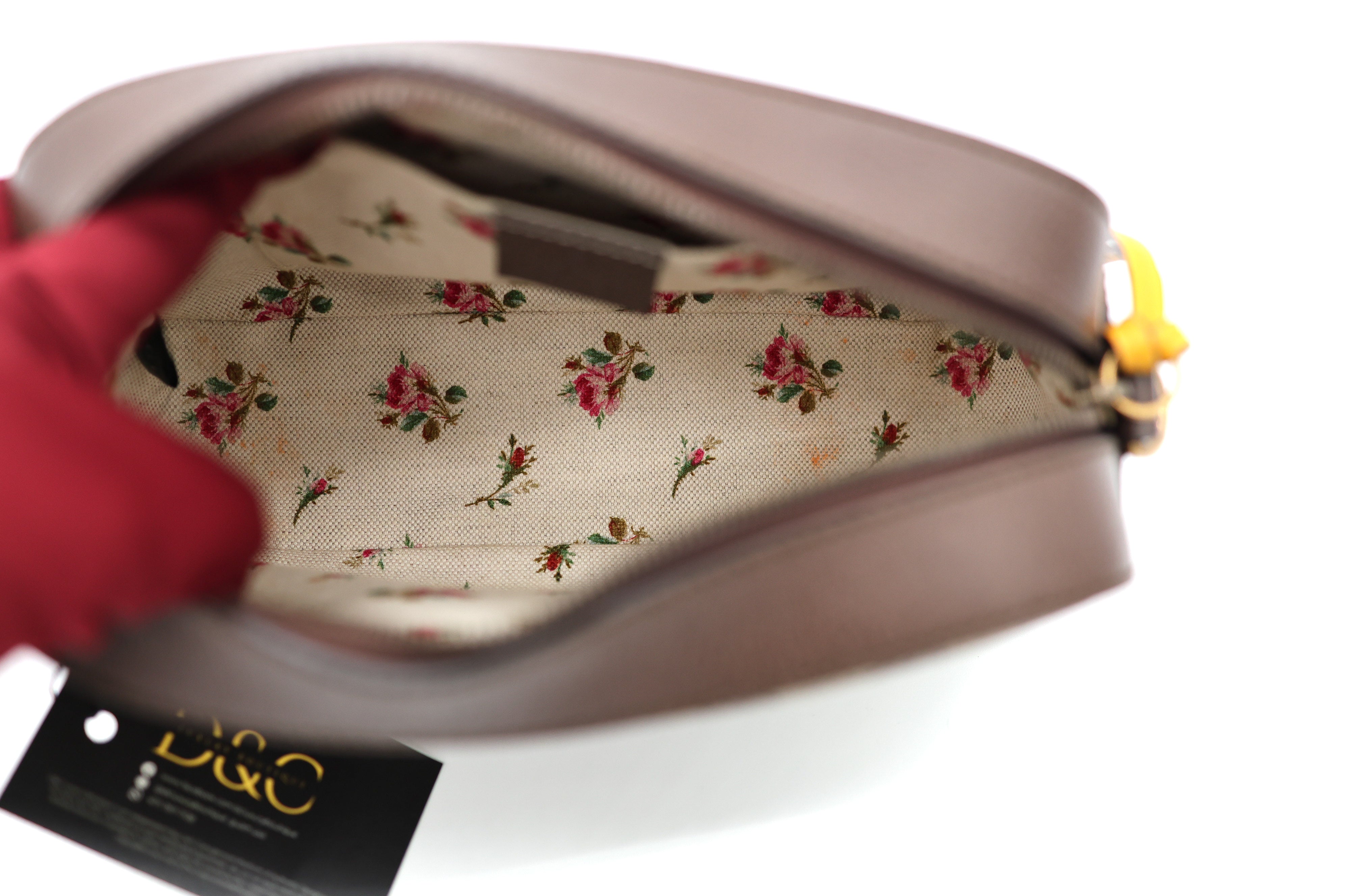 Gucci GG Supreme Monogram Web Neo Vintage Shoulder Camera Bag