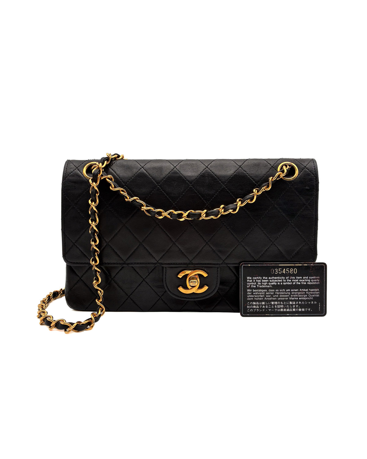 Chanel Vintage Classic Double Flap Medium lambskin