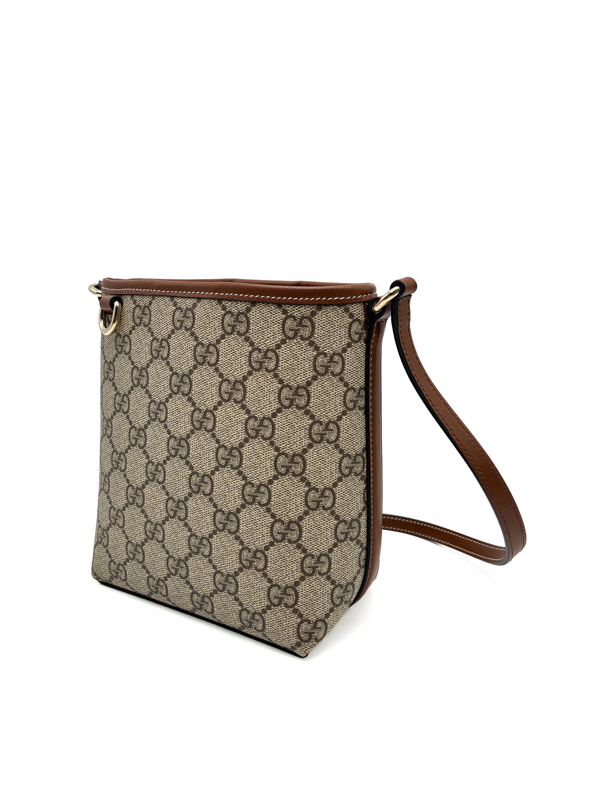 Gucci GG Emblem nano bucket bag