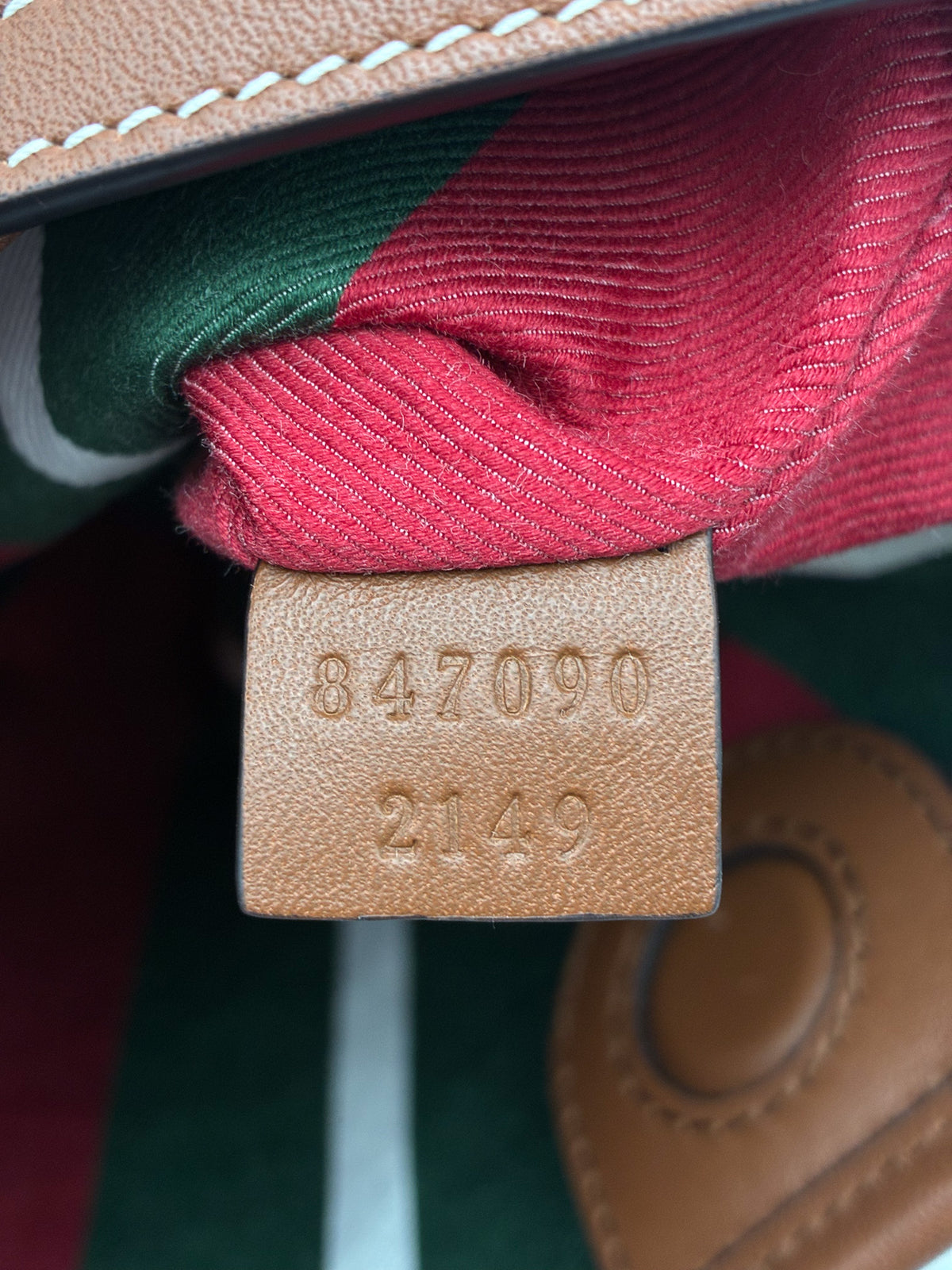 Gucci GG Emblem nano bucket bag