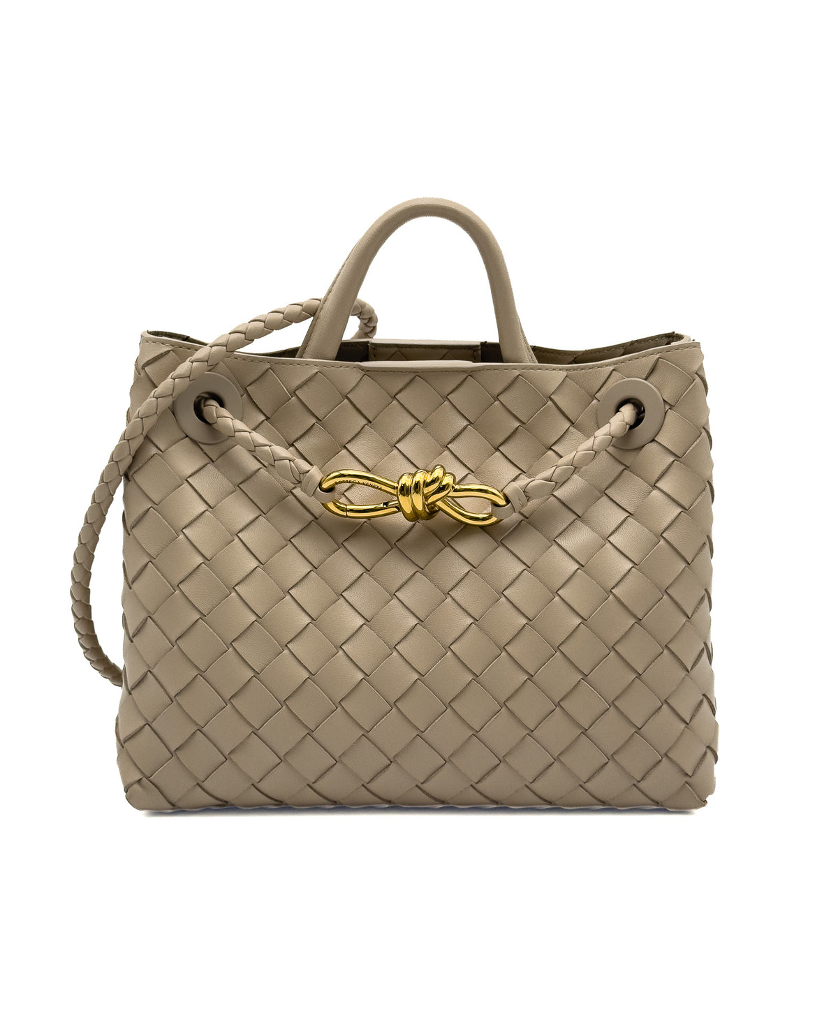 Bottega Veneta Andiamo Bag Small Ecru