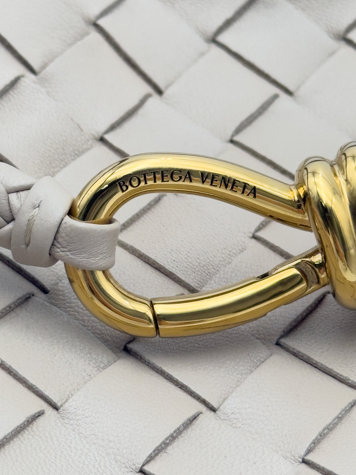 Bottega Veneta Andiamo Bag Small Ecru