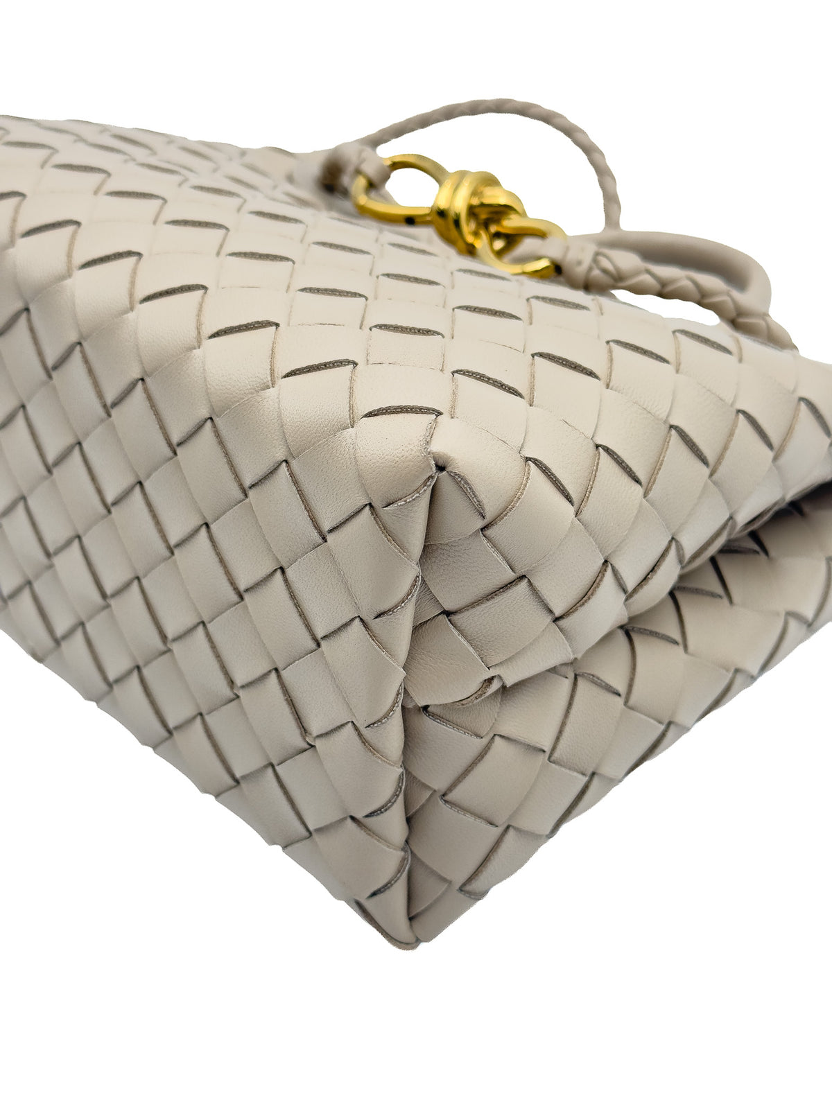 Bottega Veneta Andiamo Bag Small Ecru