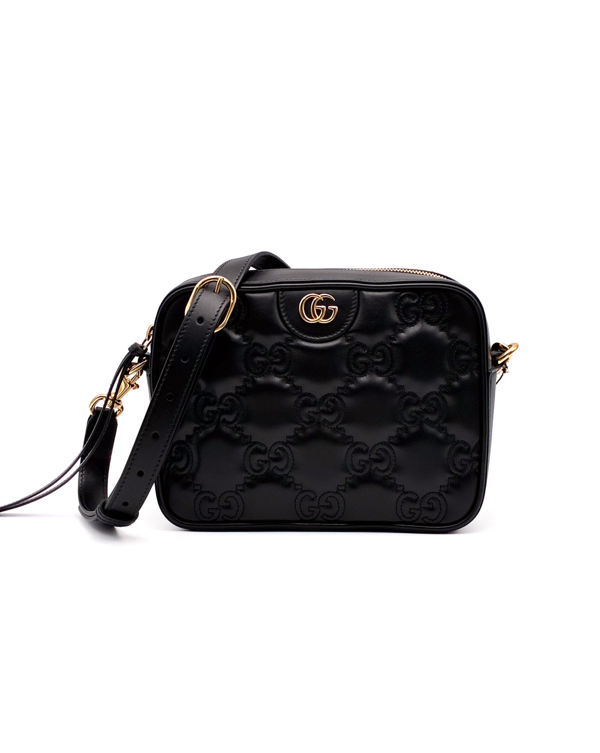 Gucci GG Matelasse Small Shoulder Camera Bag