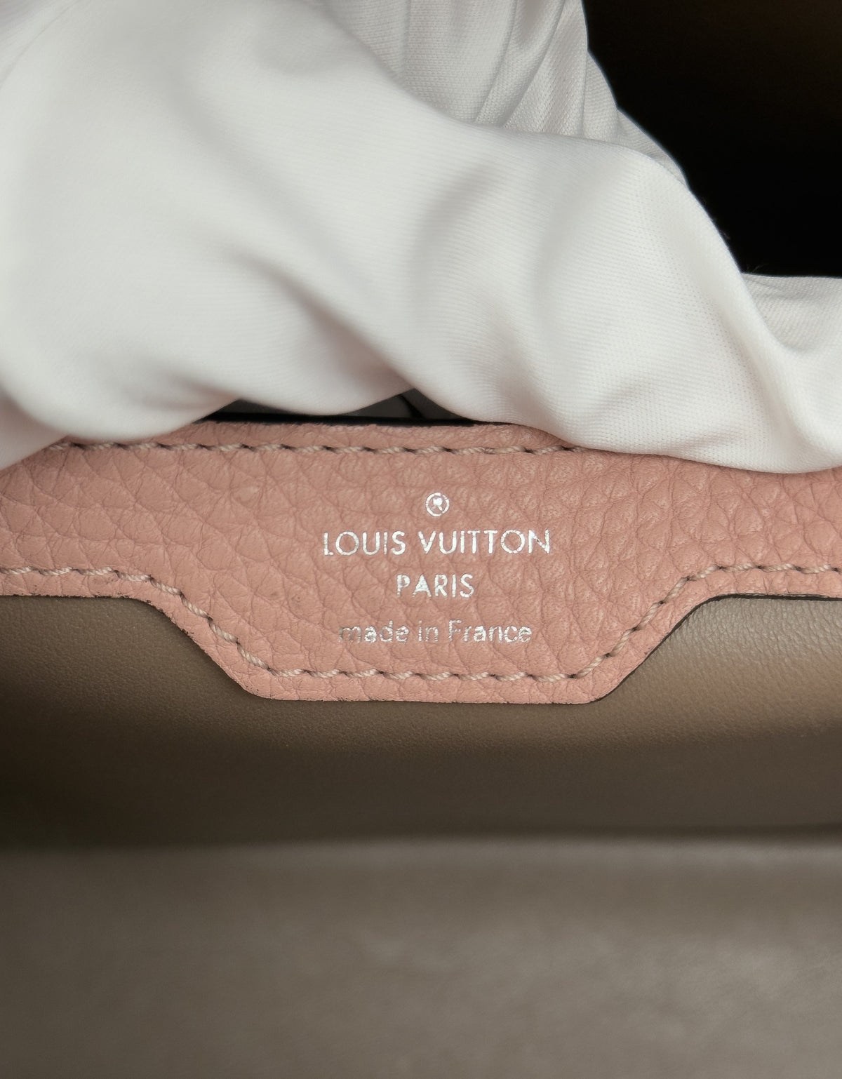 Louis Vuitton Capucine Bag Taurillon Leather SHW Pink