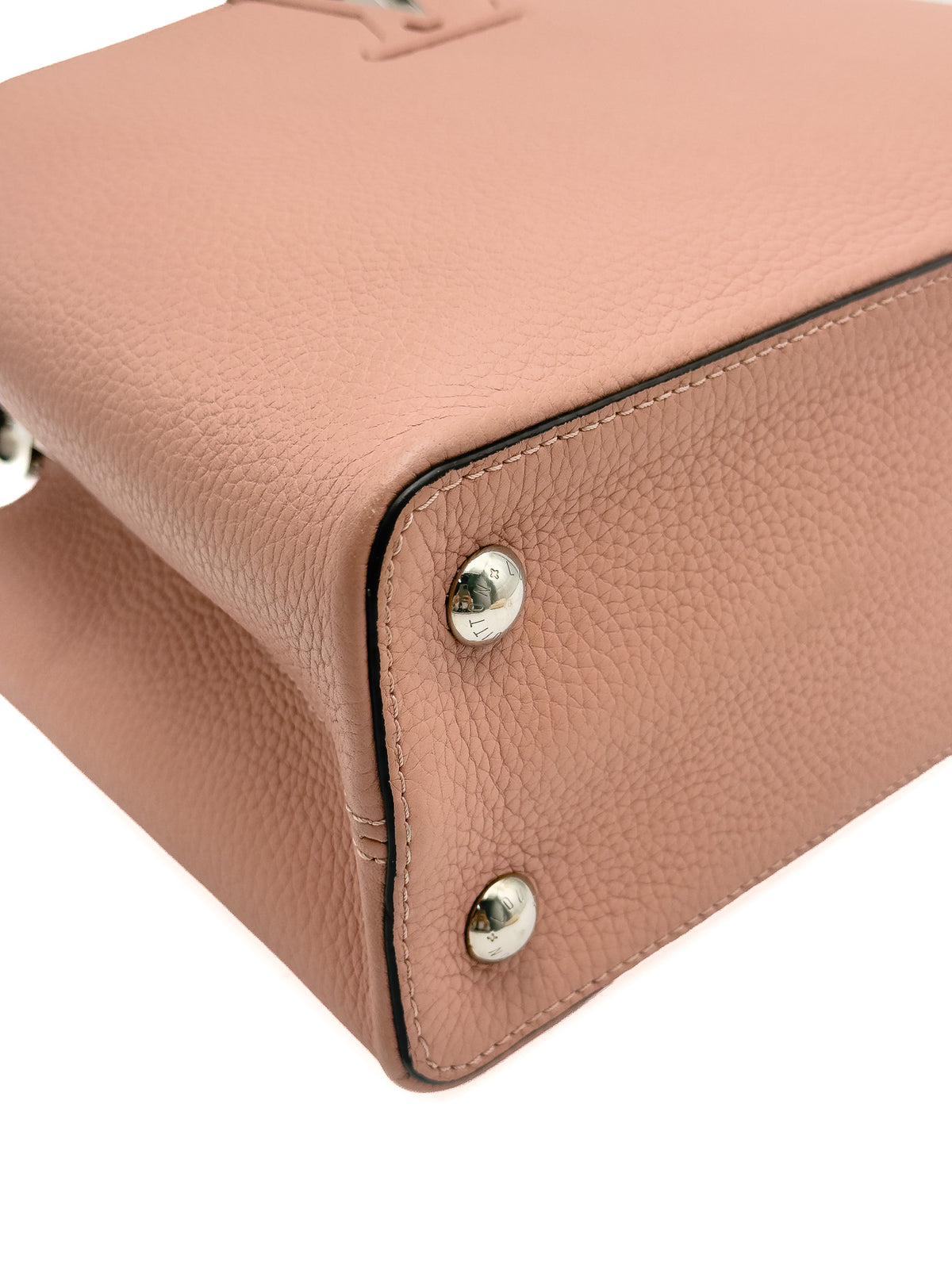 Louis Vuitton Capucine Bag Taurillon Leather SHW Pink