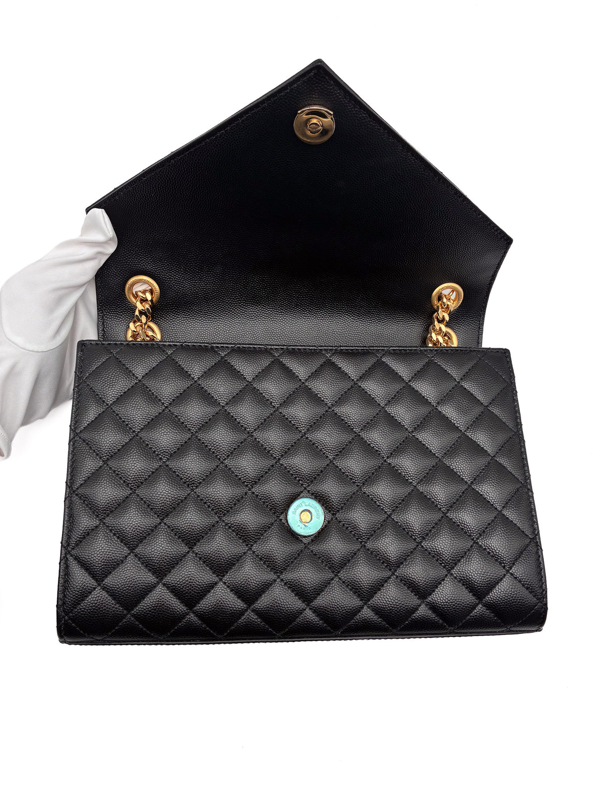 Yves Saint Laurent Envelope Medium Bag GHW