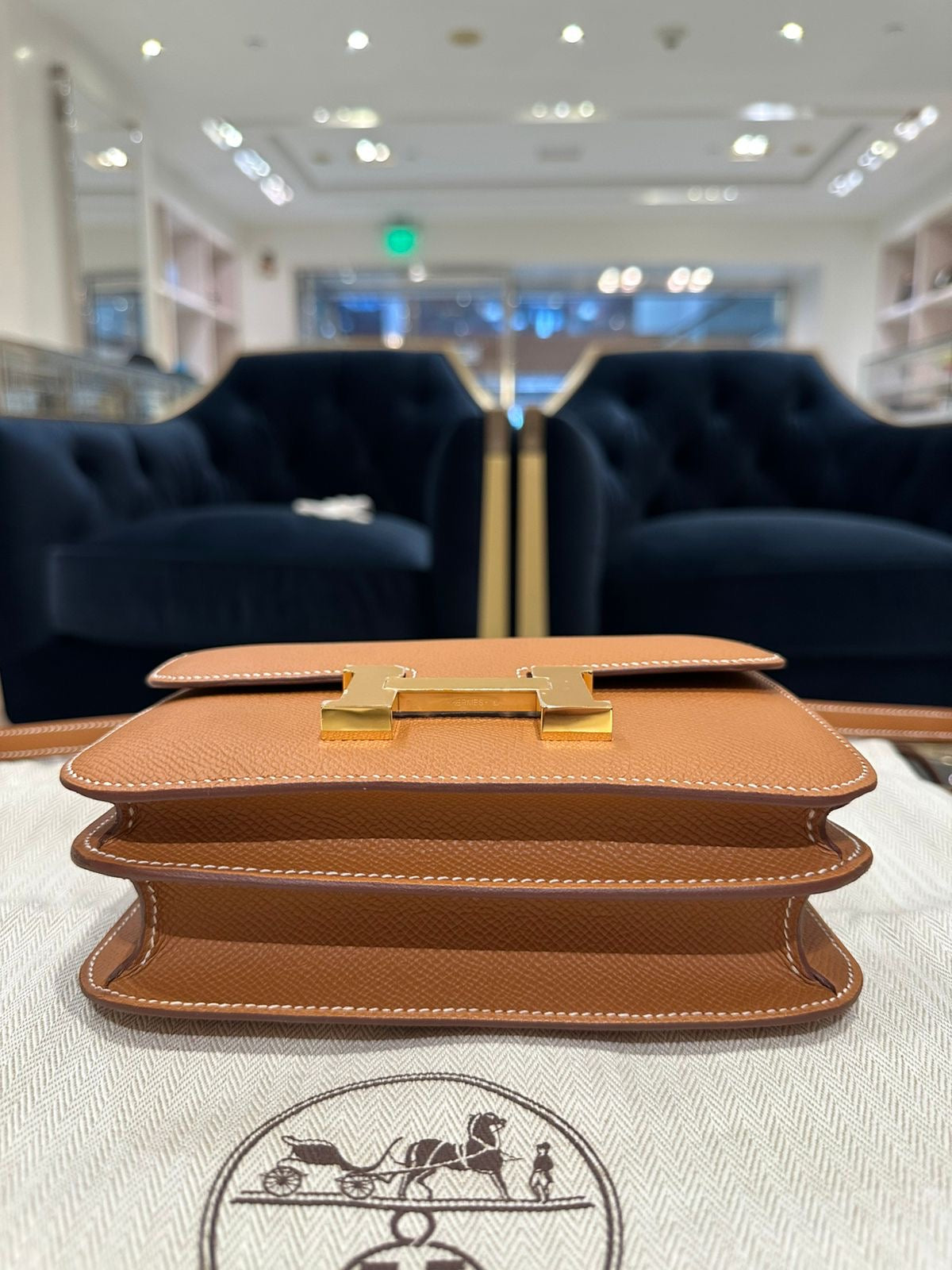 Hermes Epsom Constance 18 Gold