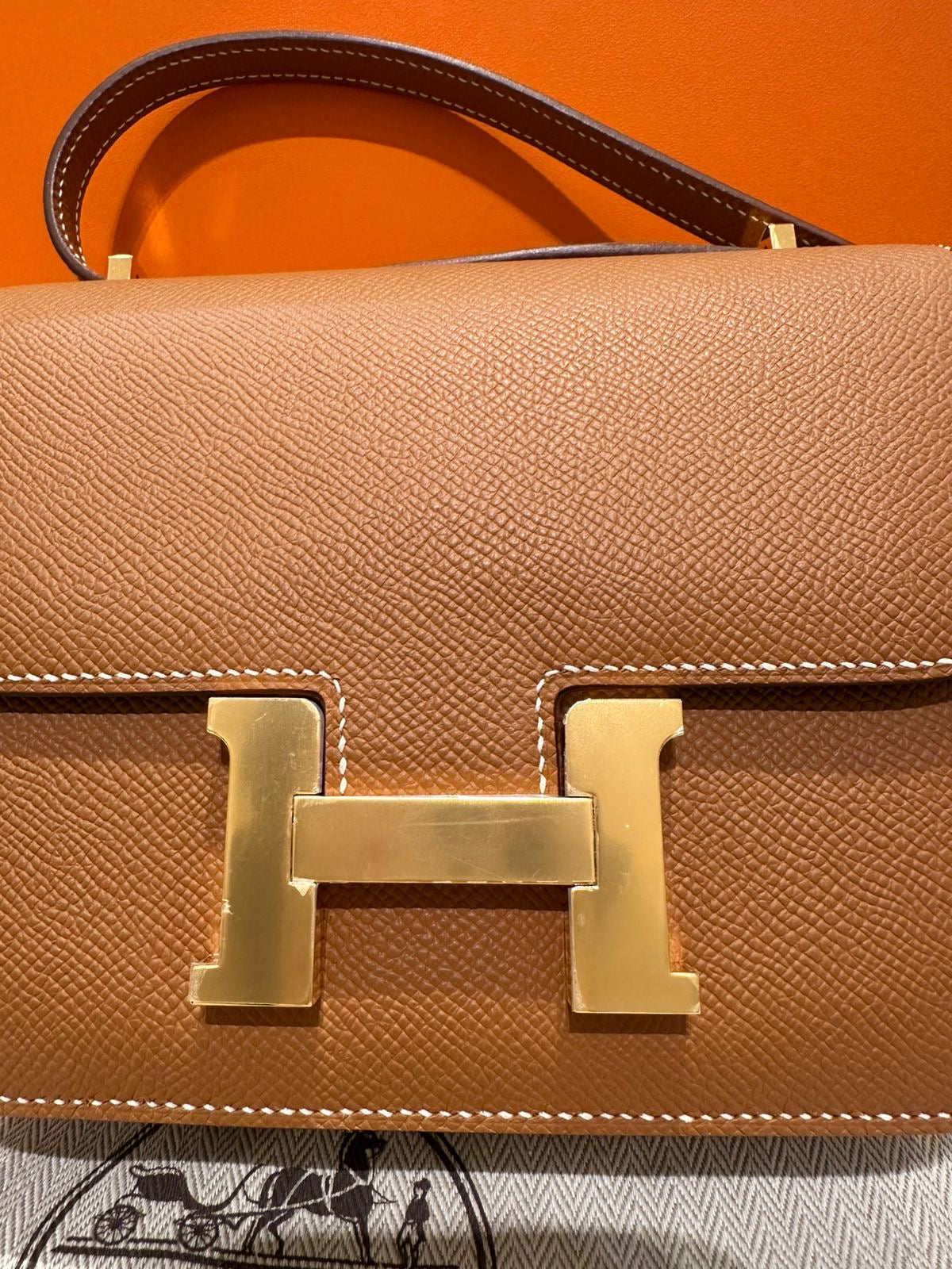 Hermes  Epsom Constance 18 Gold