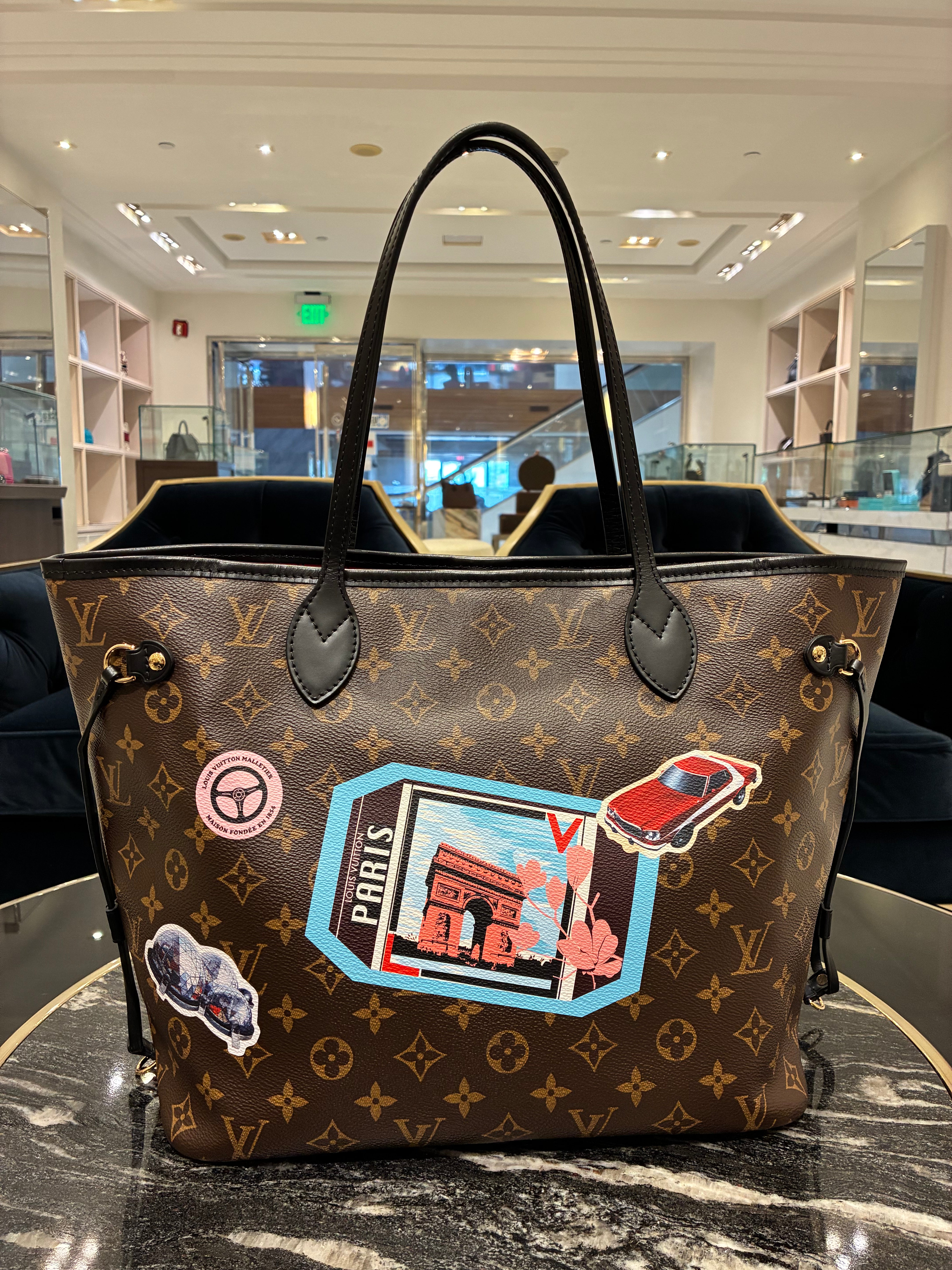 Louis Vuitton Neverful World Tour MM Monogram