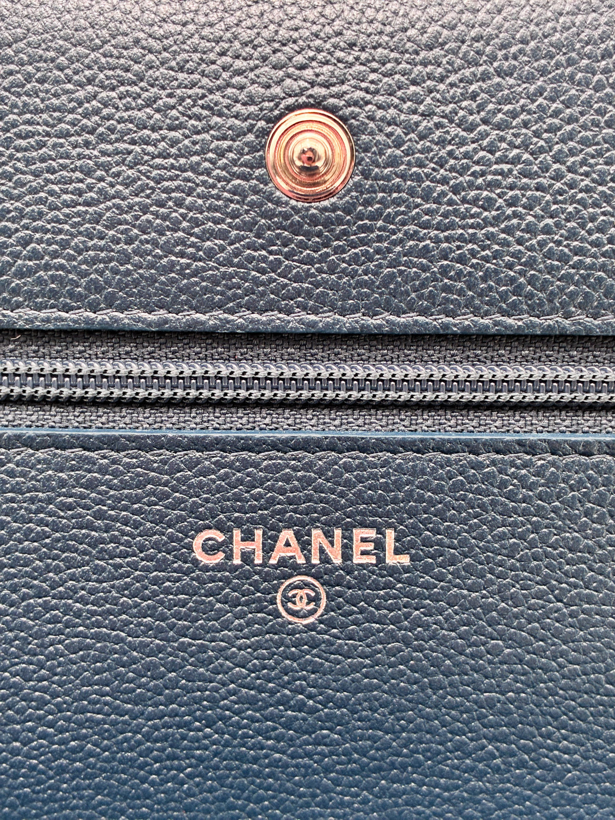Chanel Wallet on Chain Denim SHW
