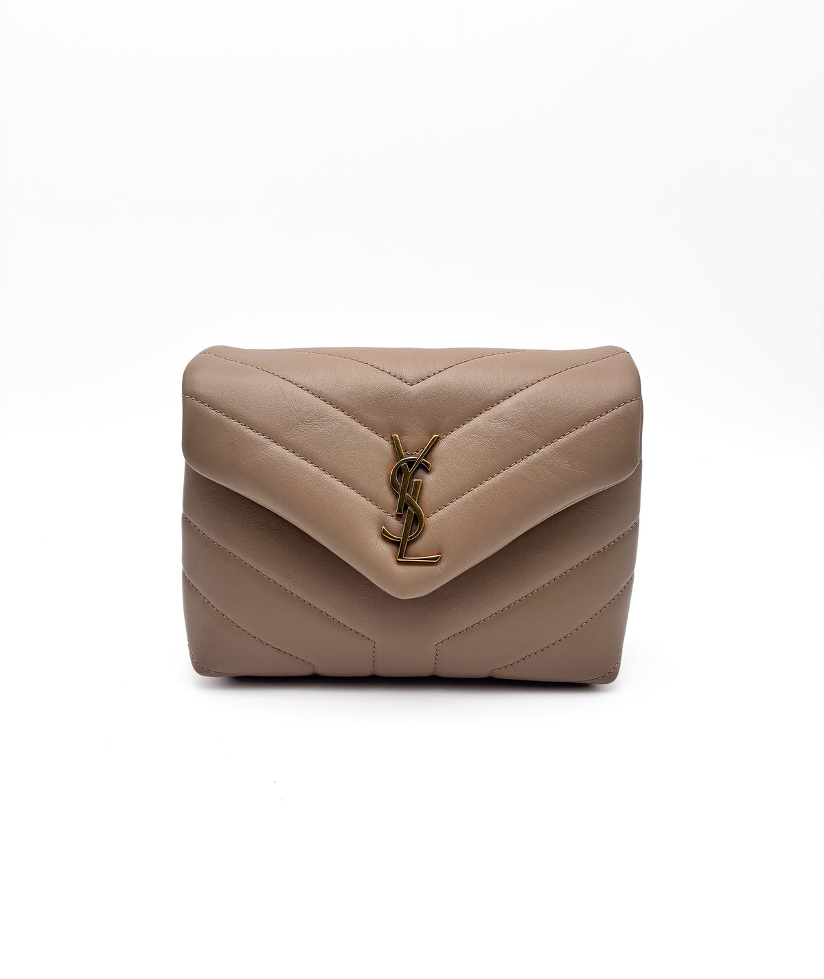 YSL Toy Loulou Crossbody bag Dark Beige