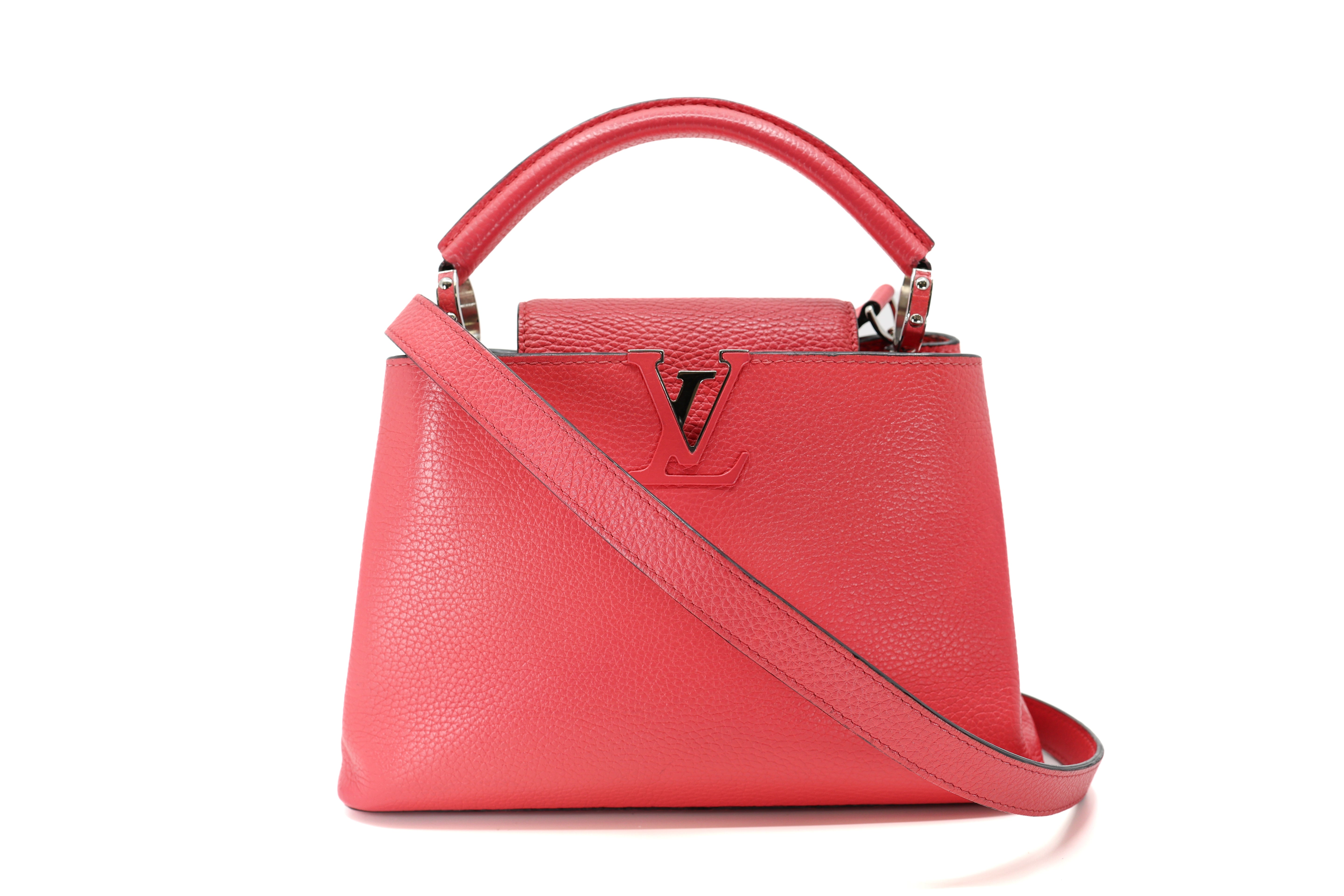 Louis Vuitton Capucines BB Red Taurillon Leather