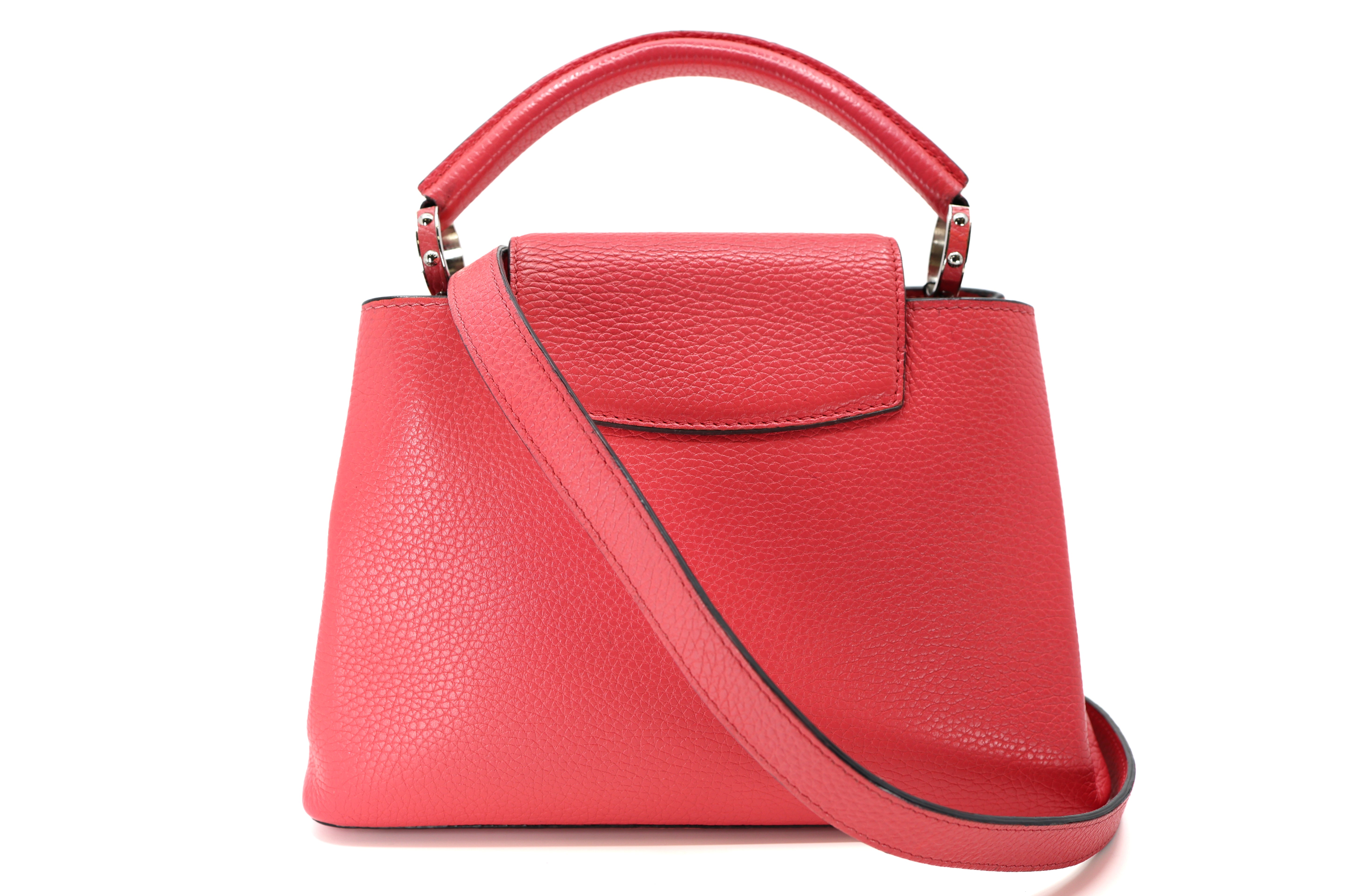 Louis Vuitton Capucines BB Red Taurillon Leather