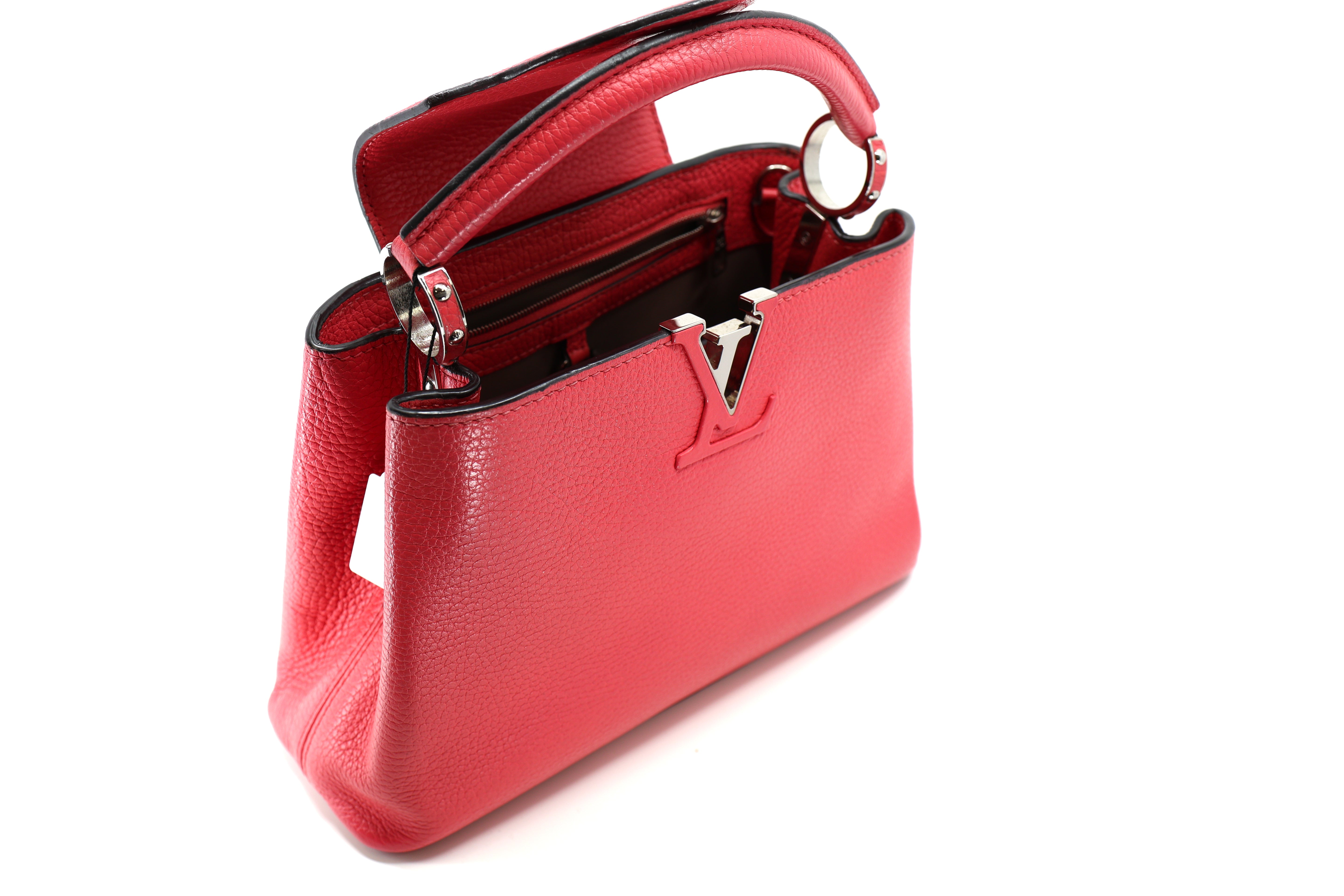 Louis Vuitton Capucines BB Red Taurillon Leather