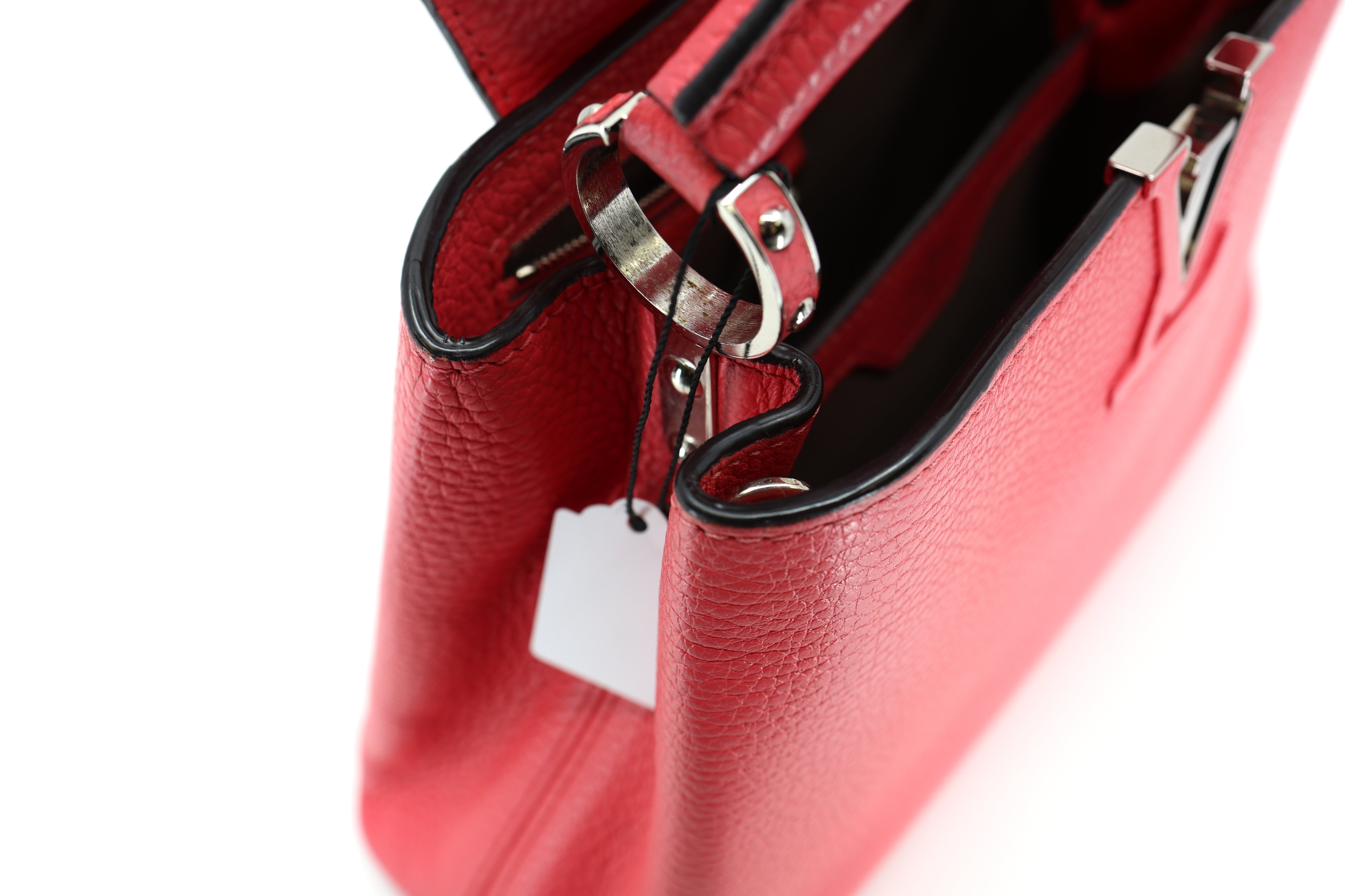 Louis Vuitton Capucines BB Red Taurillon Leather