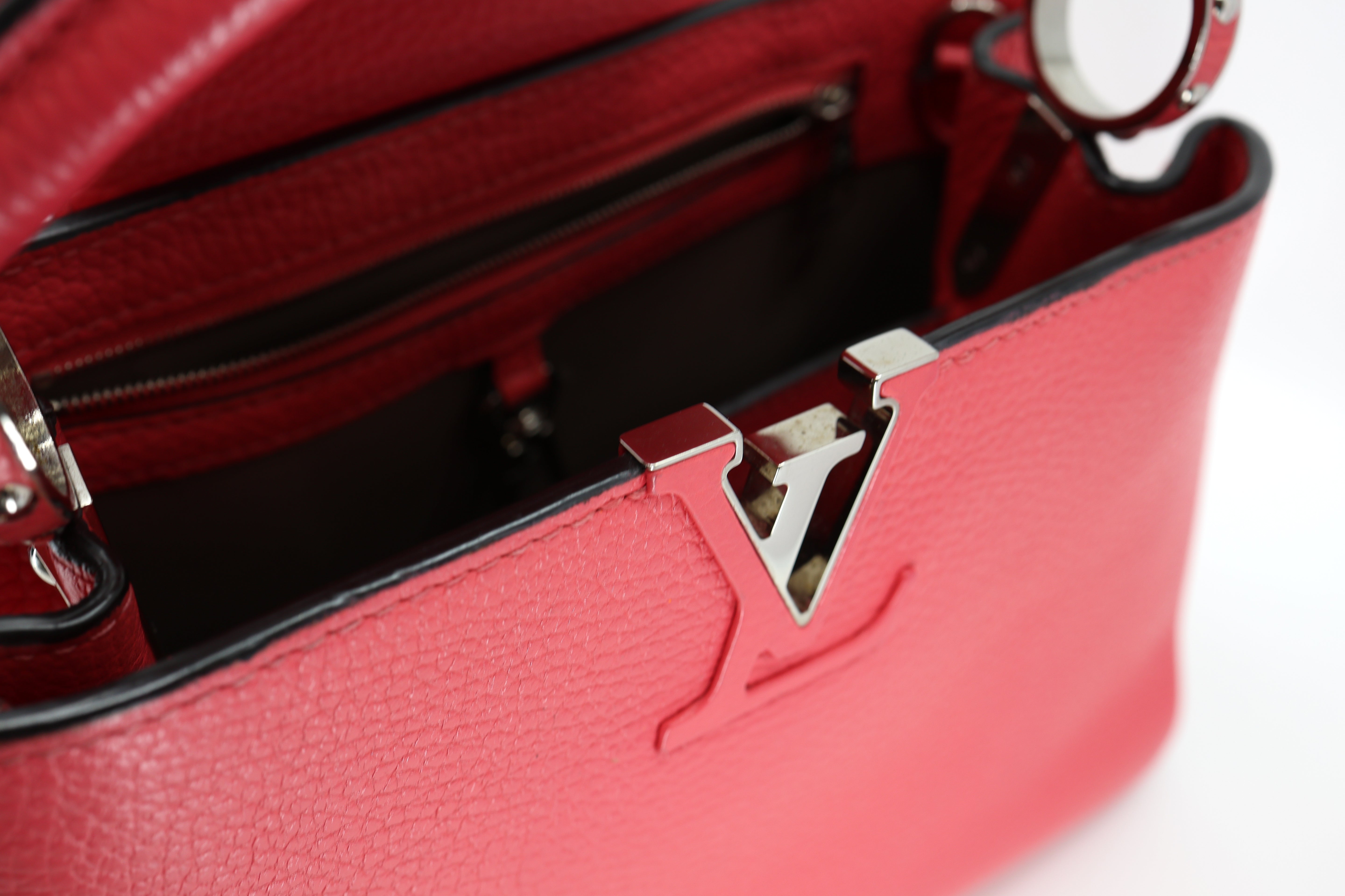 Louis Vuitton Capucines BB Red Taurillon Leather