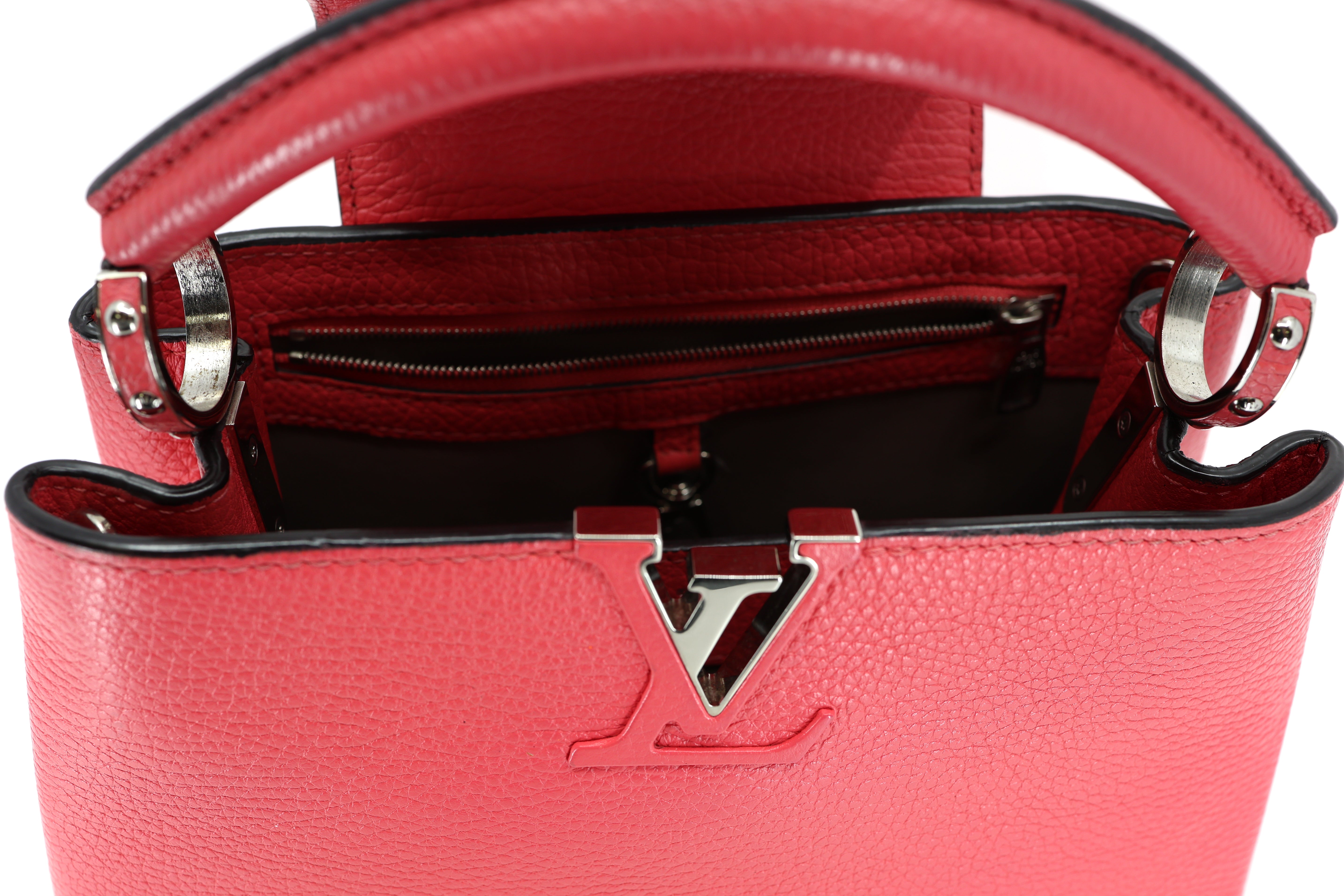 Louis Vuitton Capucines BB Red Taurillon Leather